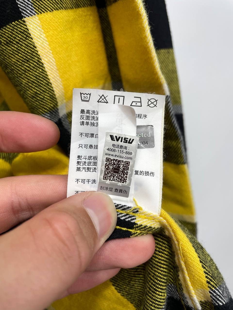 Evisu Evisu x Sfera Ebbasta Oversized Check Shirt – Size M Size US M / EU 48-50 / 2 - 23 Thumbnail