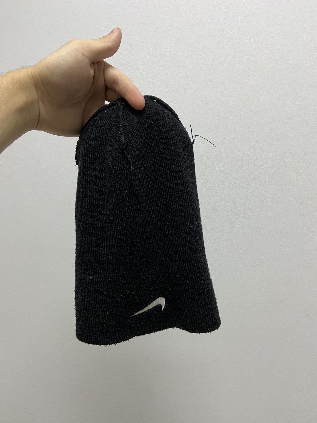 Nike × Vintage Nike Hat Vintage Beanie Small Embroidered Swoosh Logo Size ONE SIZE - 5 Thumbnail