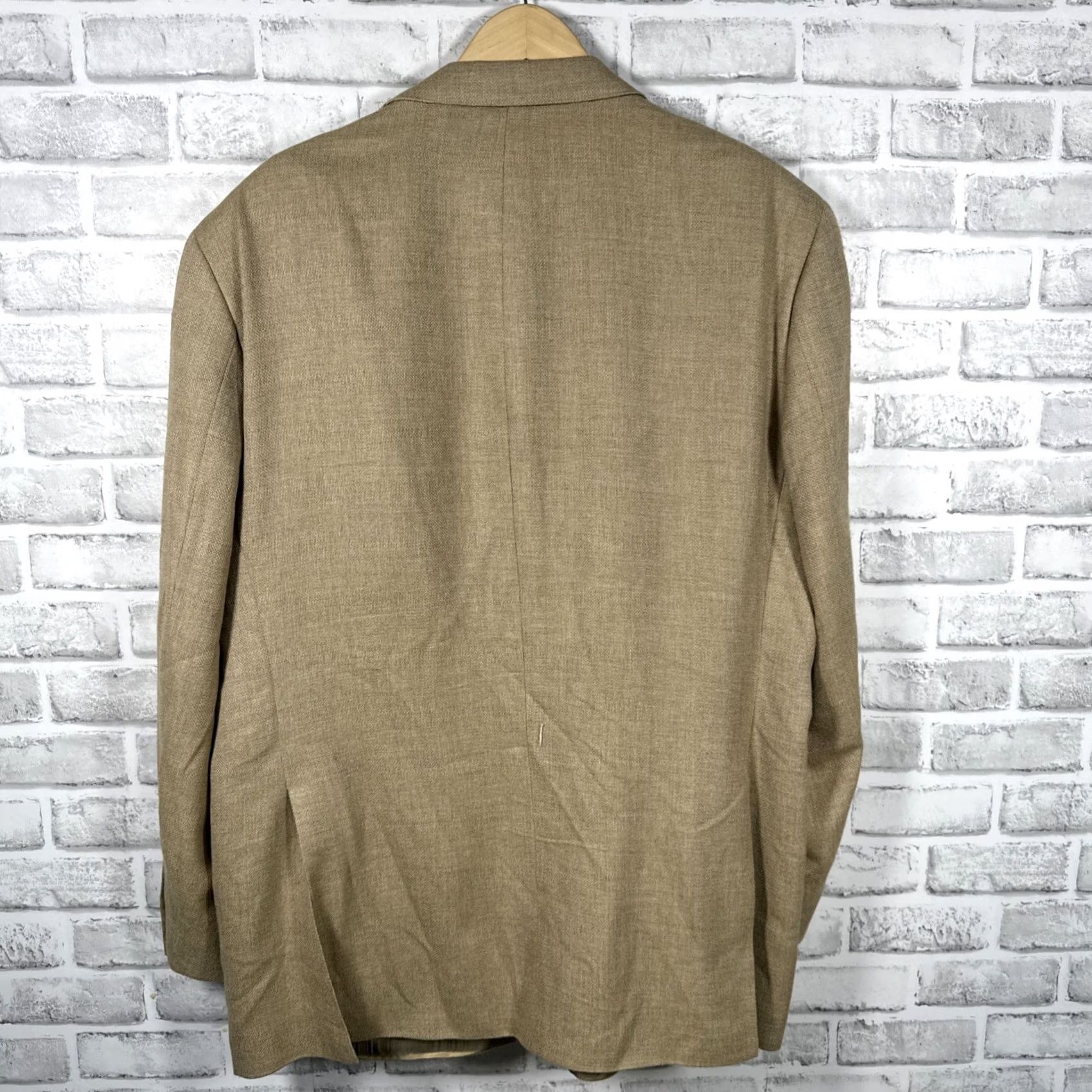 Loro Piana VINTAGE? Loro Piana Sport Coat Men 46 Beige Cashmere Silk 3 Button Ulti​mo Uomo Coat Mens Size US S / EU 44-46 / 1 - 3 Thumbnail