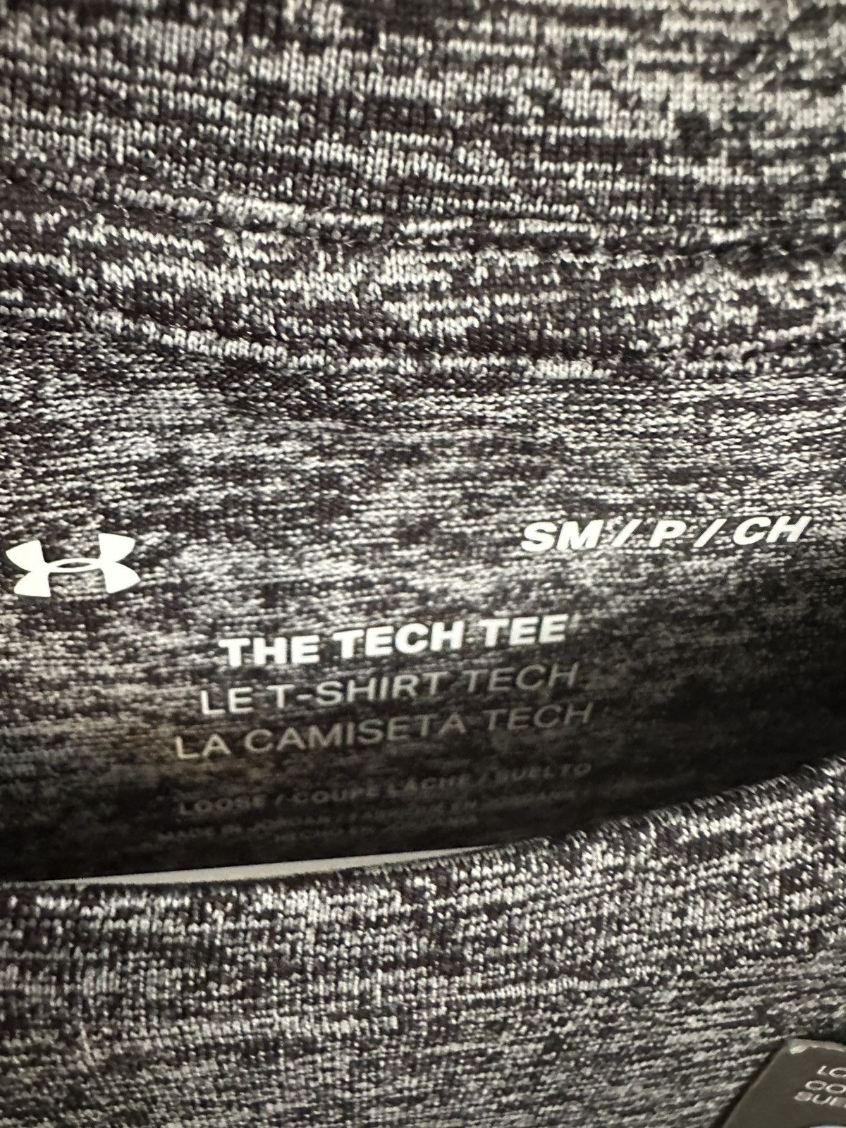 Under Armour Under Armour Grey/Black T-Shirt Men’s Small New With Tags Size US S / EU 44-46 / 1 - 4 Thumbnail