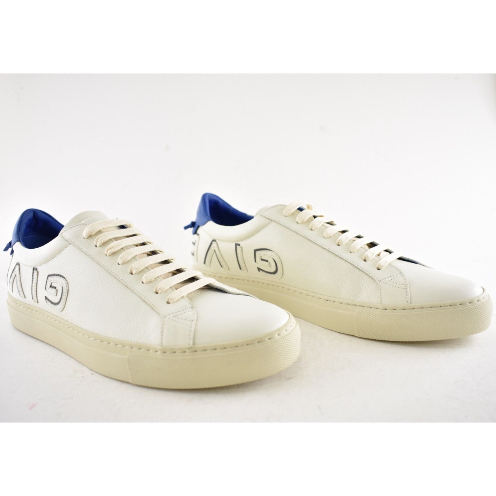 Givenchy Givenchy Urban Street White Blue Logo Sneaker 43.5 10.5 Size US 10.5 / EU 43-44 - 3 Thumbnail