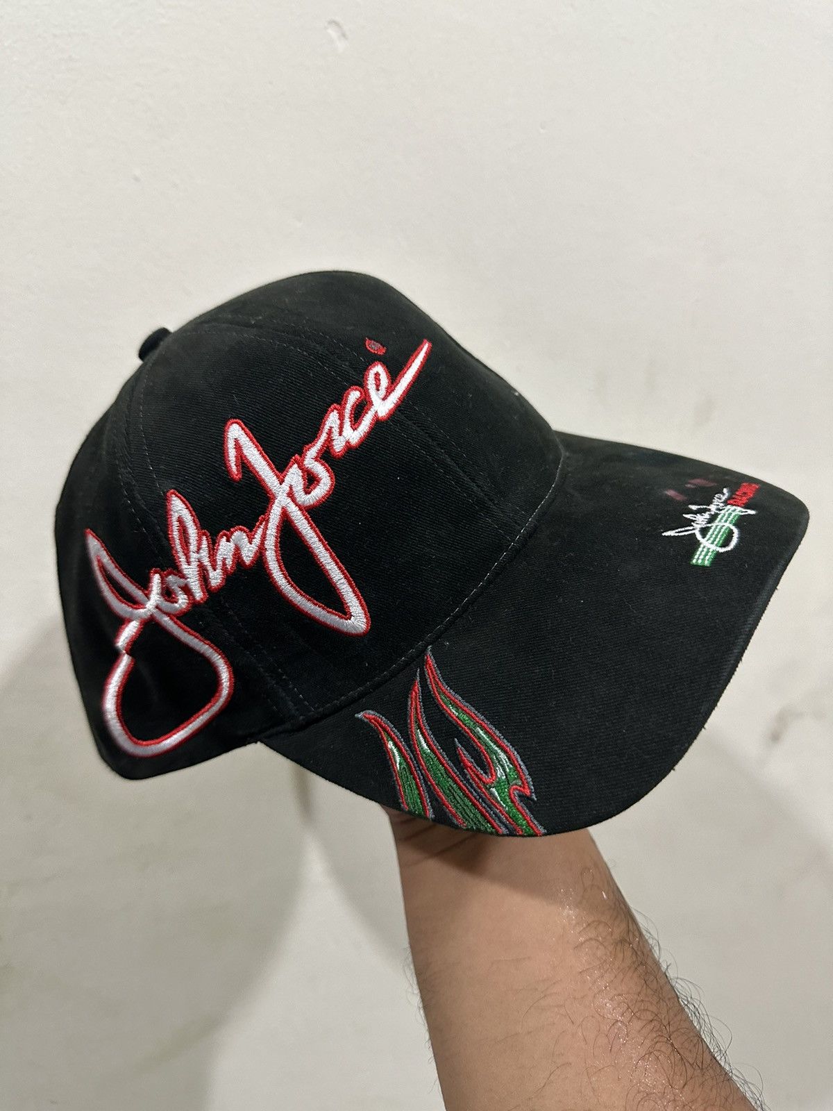 NASCAR VTG 90’s NHRA JOHN FORCE Snapback Size ONE SIZE - 2 Thumbnail