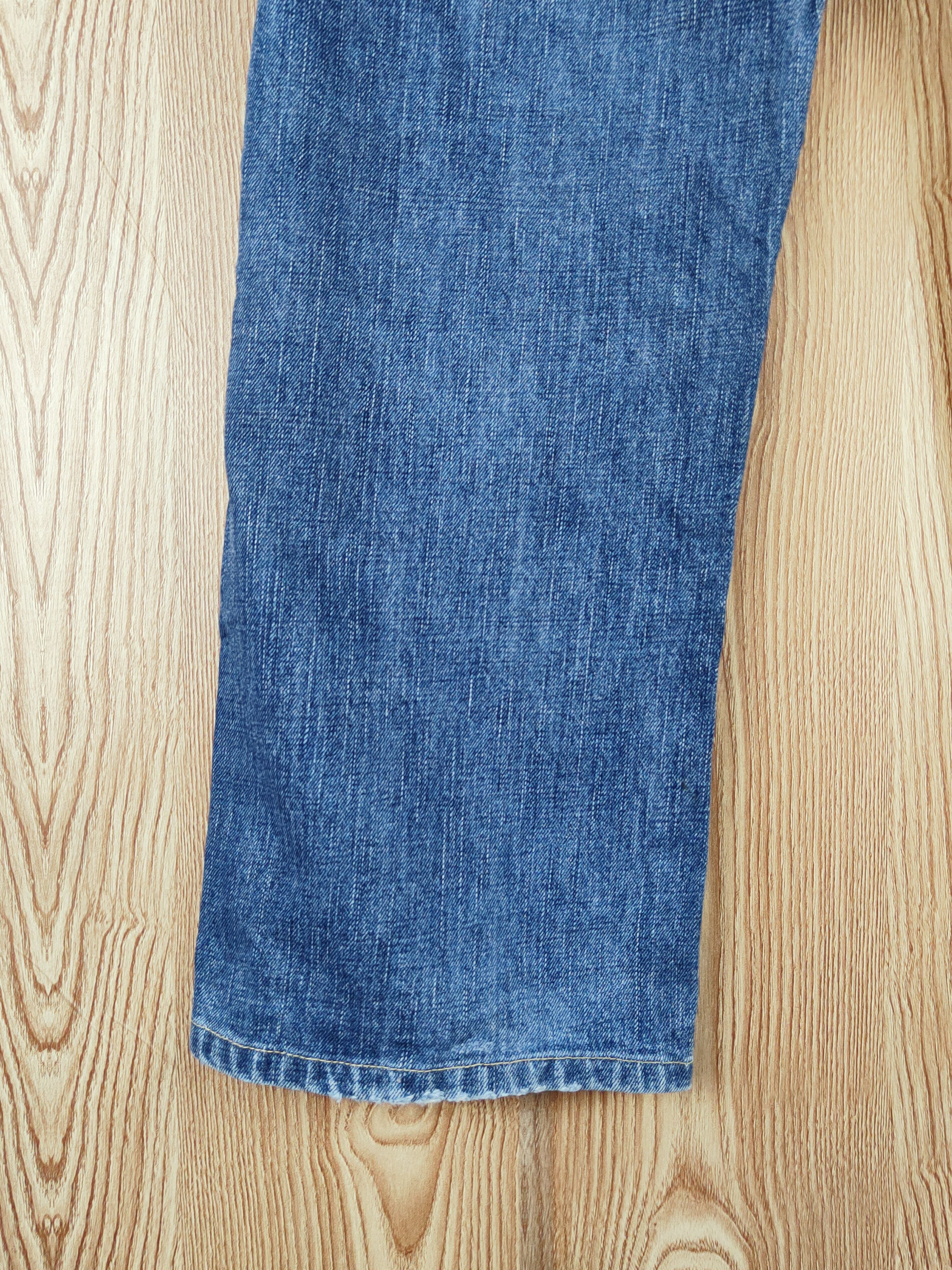 Japanese Brand Uniqlo Blue Distressed Ripped Jeans #S2688 Size US 32 / EU 48 - 9 Thumbnail