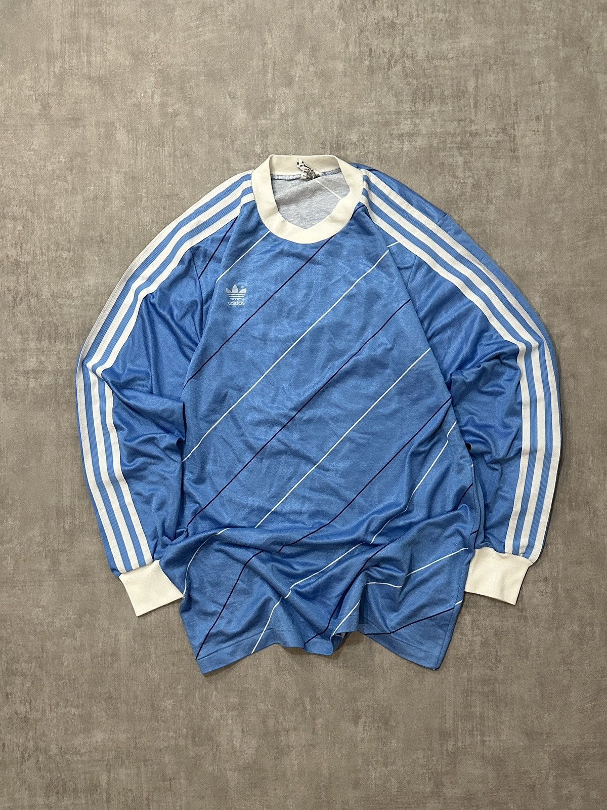 Adidas Rare Adidas Made In West Germany 70s Long Sleeve Retro Size US L / EU 52-54 / 3 - 1 Thumbnail
