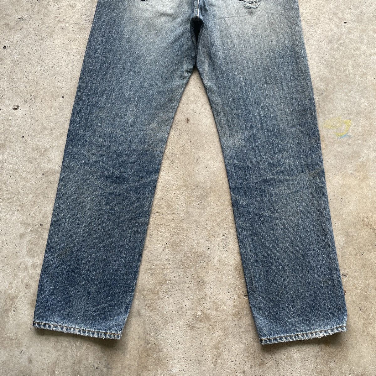 Japanese Brand W30x30💥 Vintage Japanese Faded Jeans MudWash Denim Pants Size US 30 / EU 46 - 9 Thumbnail