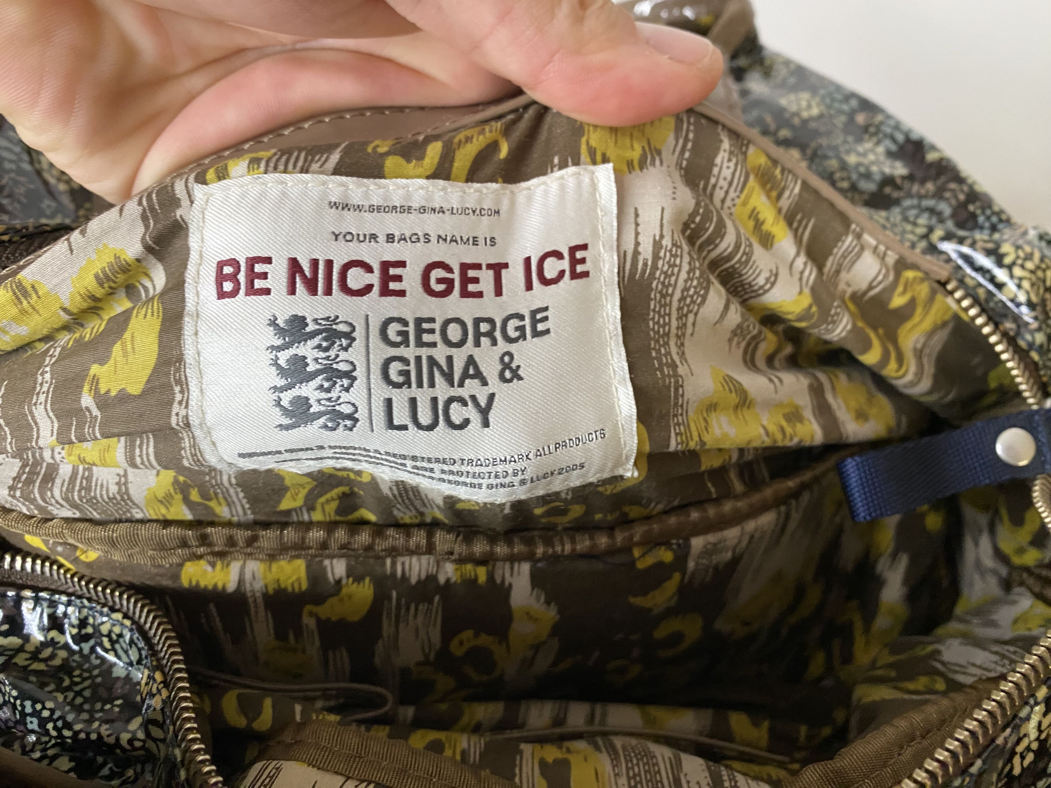 George Gina & Lucy × Vintage GEORGE GINA & LUCY GGL ALYX STYLE BAG BE NICE GET ICE Y2K Size ONE SIZE - 4 Thumbnail