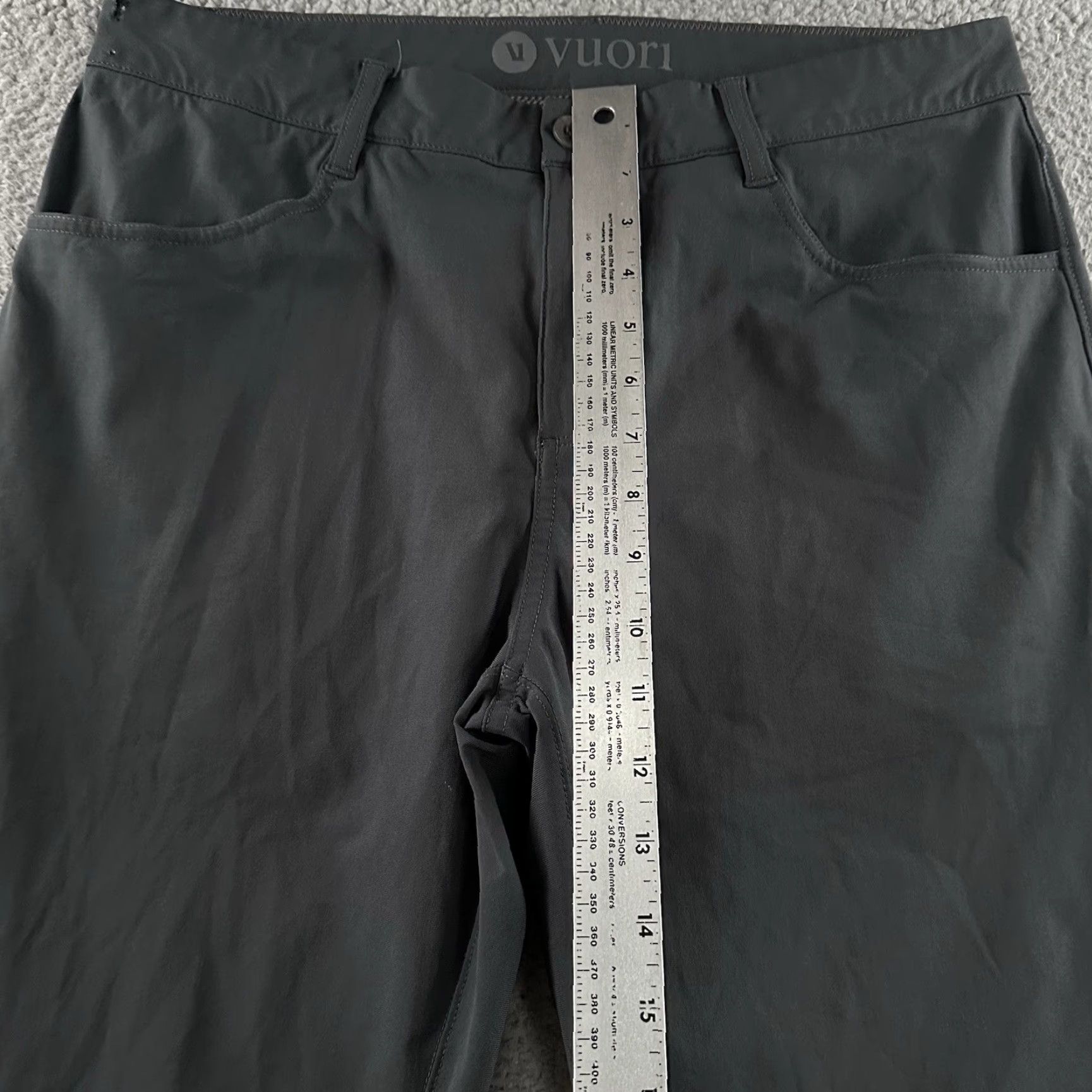 Vuori Vuori Mens Pants Blue Size 33 Meta Chino 100% Polyester Size US 33 - 6 Thumbnail