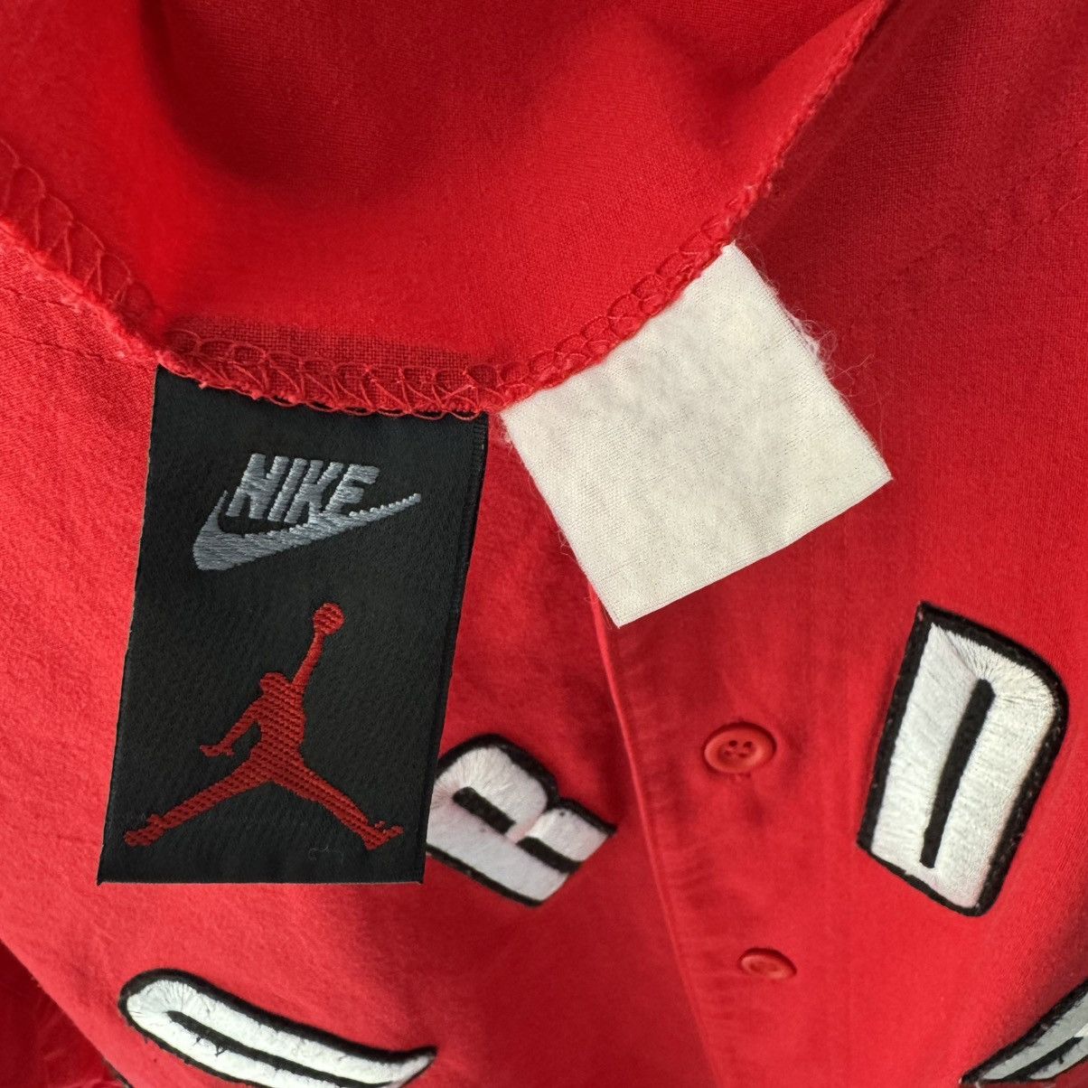 Jordan Brand × Nike × Vintage 90’s Nike Jordan Baseball Jersey Size US L / EU 52-54 / 3 - 7 Thumbnail