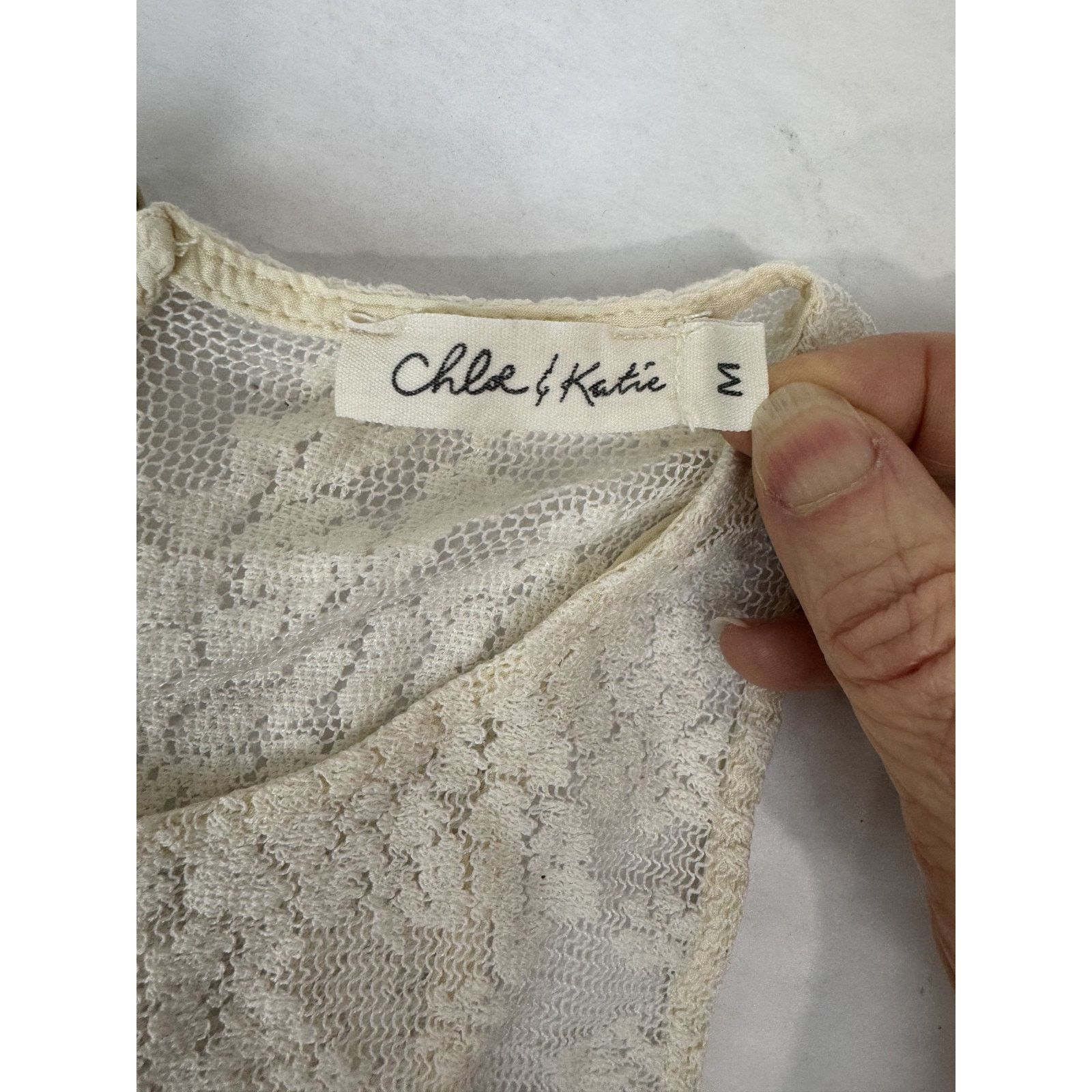 Other Boho Chloe & Katie Tank Top Neutral Ivory Blue Medium Size M / US 6-8 / IT 42-44 - 6 Thumbnail