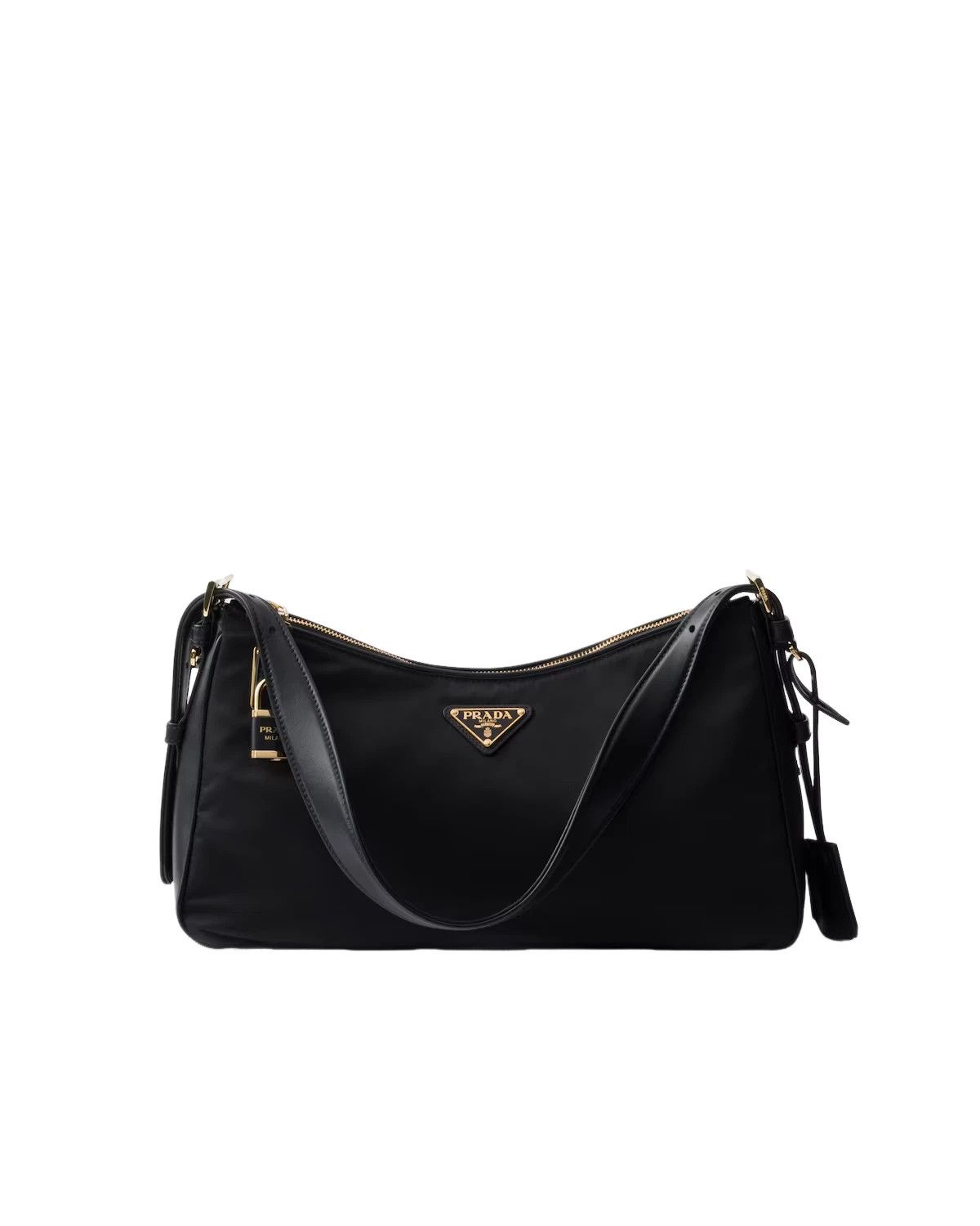 Prada PRADA Aimee Large Black Re-Nylon Shoulder Bag New Auth Size ONE SIZE - 1 Thumbnail