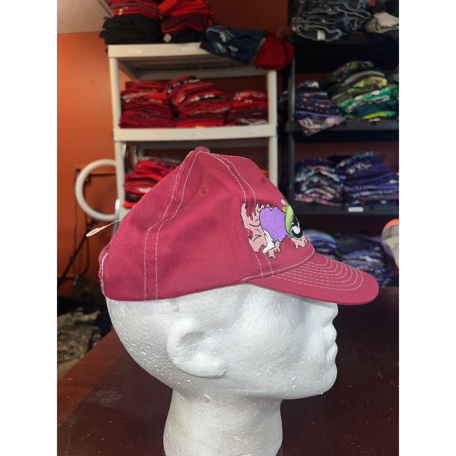 Vintage Vintage Marvin The Martian Hat Snapback Six Flags VTG Cap Size ONE SIZE - 7 Thumbnail