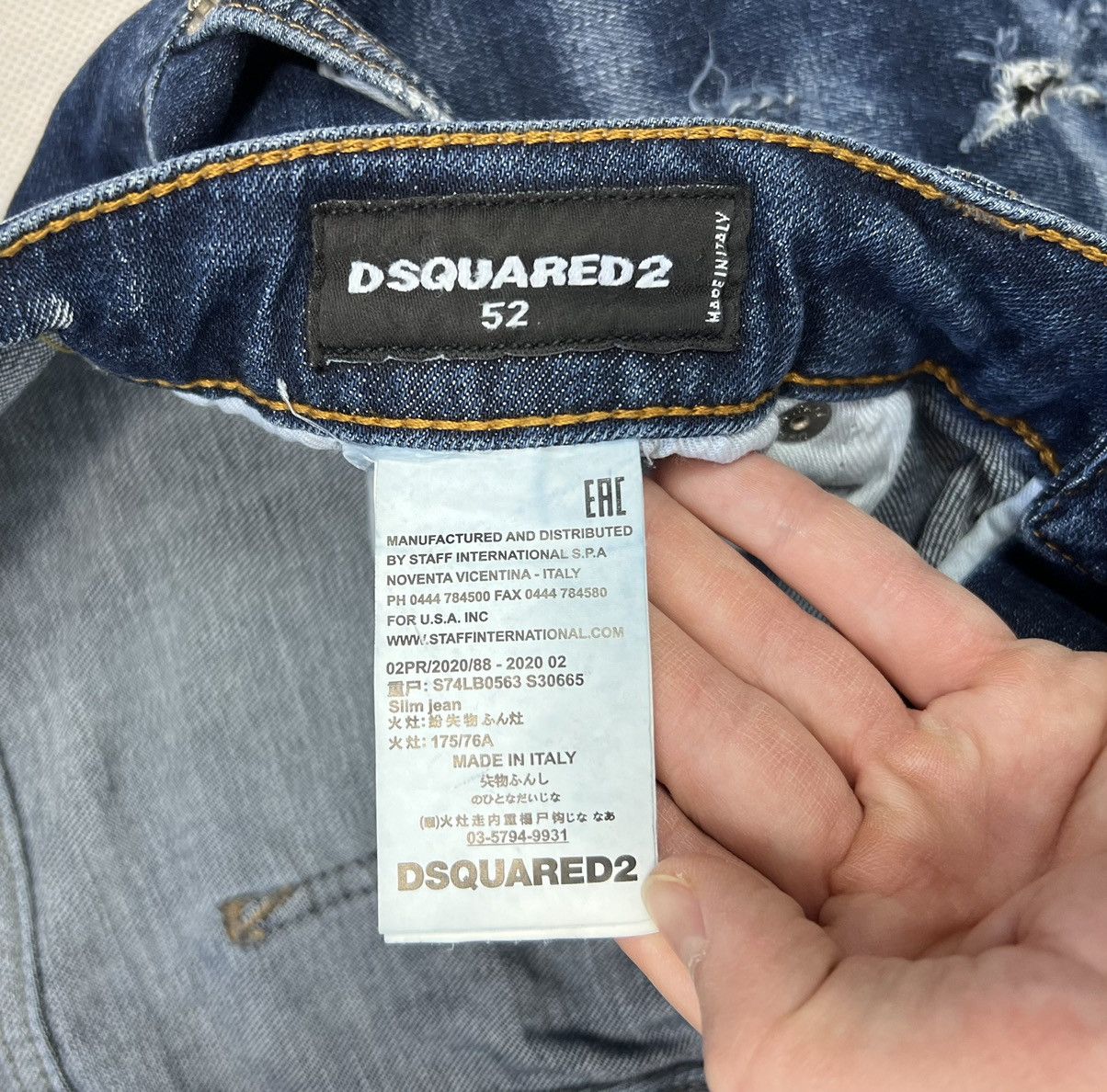 Dsquared2 Pants Dsquared2 jeans 2020 slim fit Size US 34 / EU 50 - 4 Thumbnail