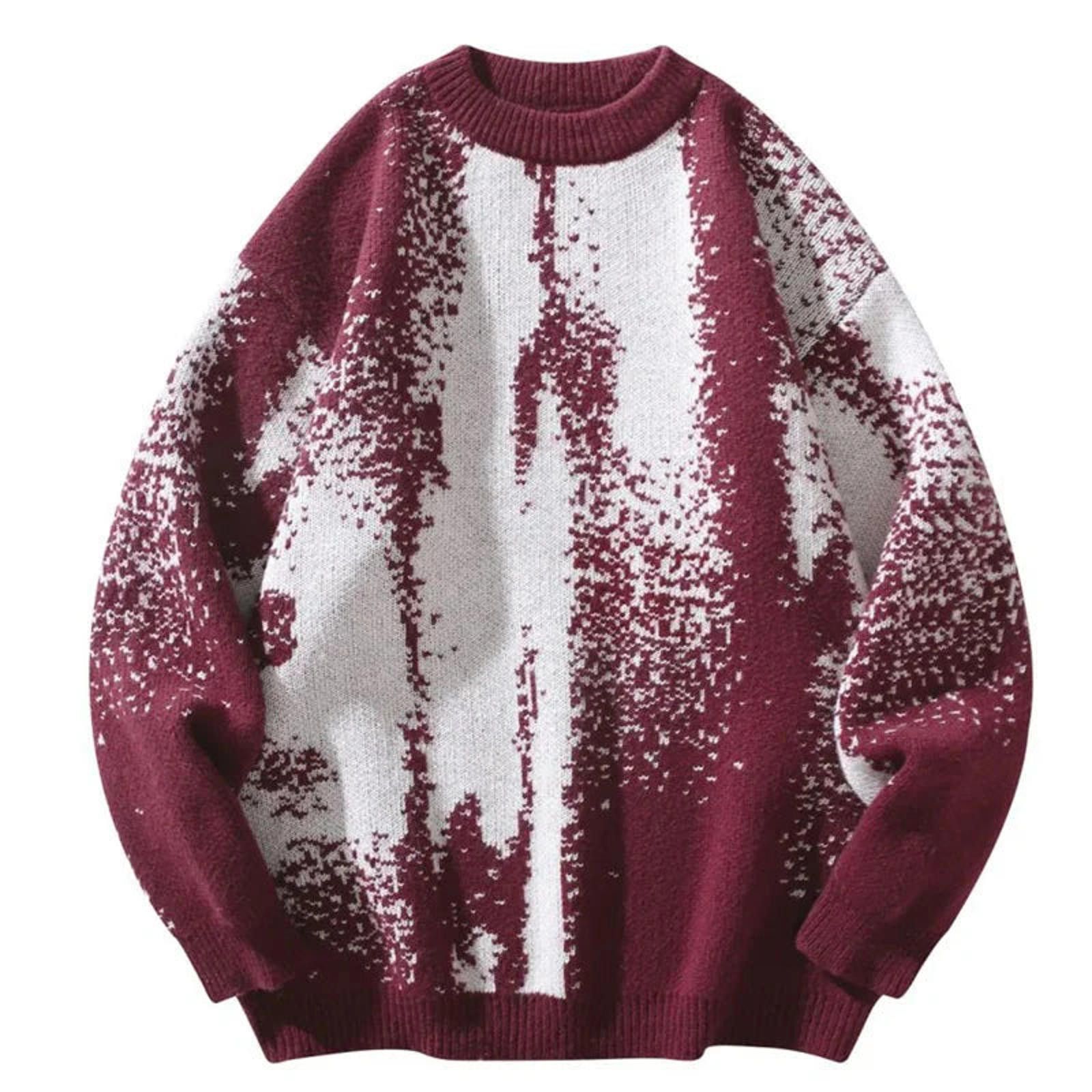 Other Abstract Print Crew Neck Sweater Size US L / EU 52-54 / 3 - 3 Thumbnail