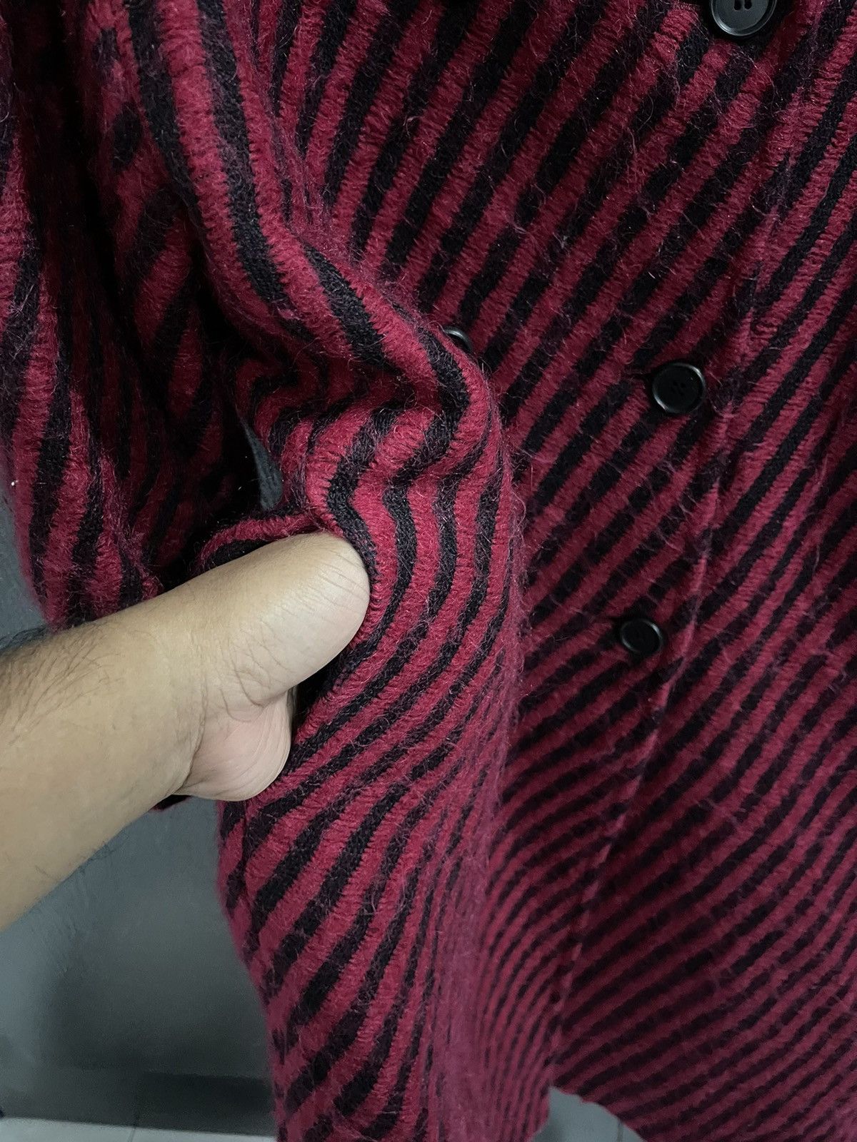 Givenchy Givenchy Glamour Stripe Design Wool Long Jacket Size XL / US 12-14 / IT 48-50 - 9 Thumbnail
