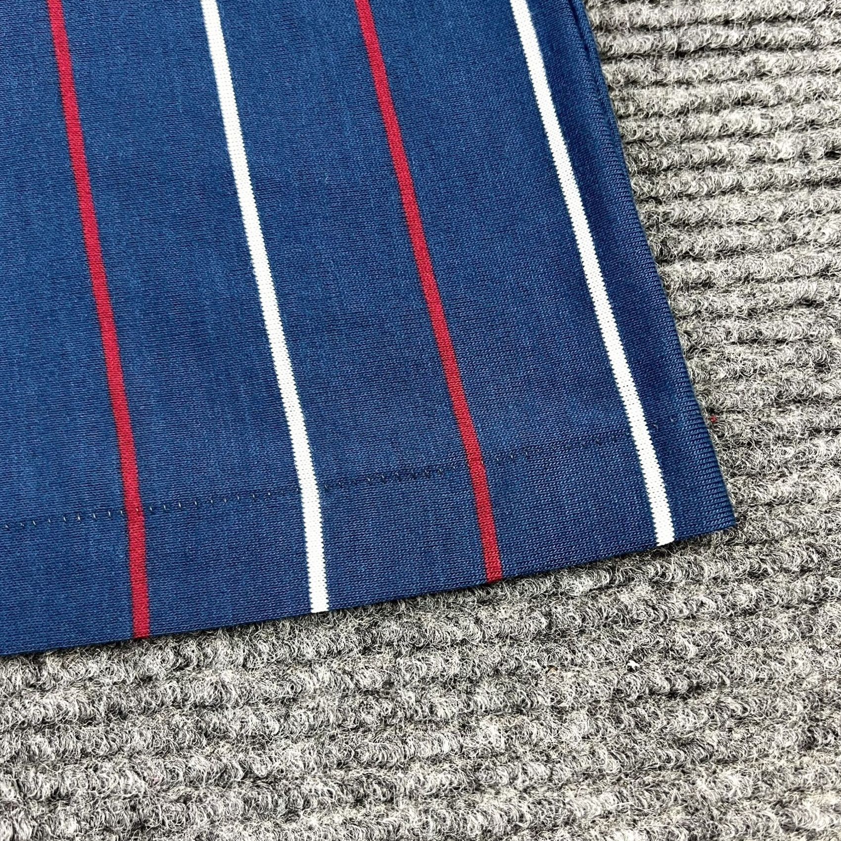 Vintage VINTAGE Andhurst Polo Shirt Mens XL Blue Striped 50/50 Made USA Polo Shirt Golf 90s Size US XL / EU 56 / 4 - 8 Thumbnail