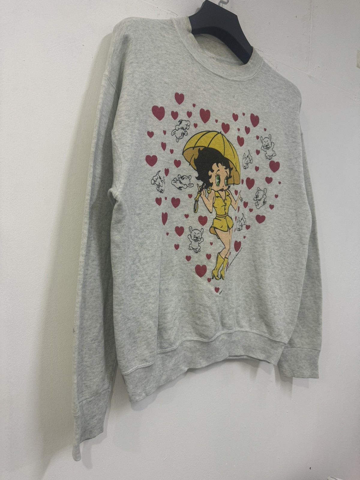 Vintage 💥VINTAGE BETTY BOOP 1993 MIRROR PRINTED SWEATSHIRT Size US L / EU 52-54 / 3 - 2 Thumbnail