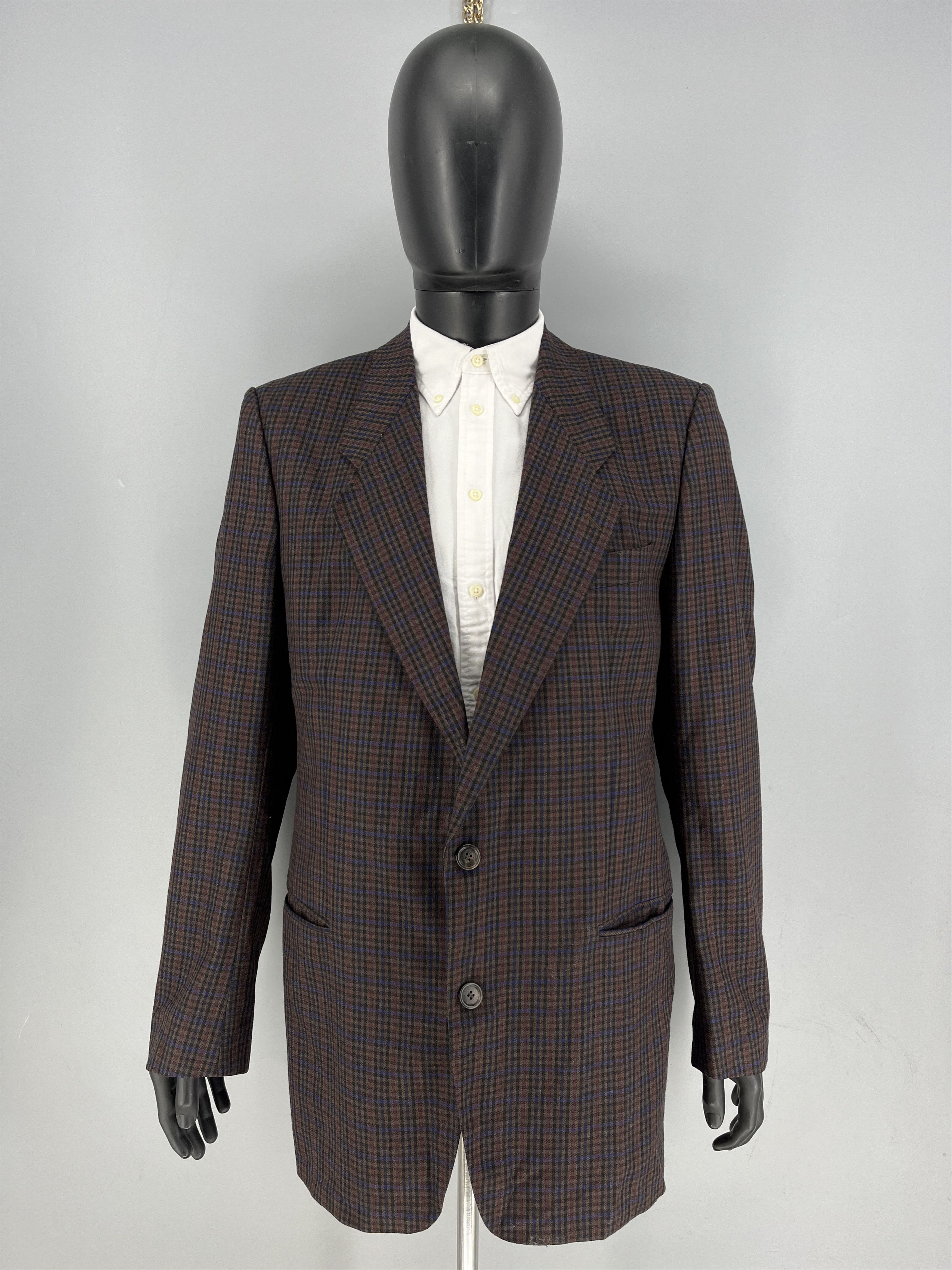 Vintage Hugo Boss Tataglia pure wool houndstooth classic