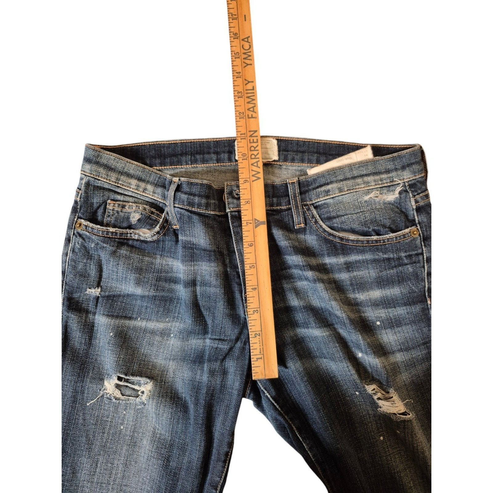 Current/Elliot Current/Elliot The Skinny Distressed Jeans Mid Rise Skinny J Size 30" / US 8 / IT 44 - 6 Thumbnail
