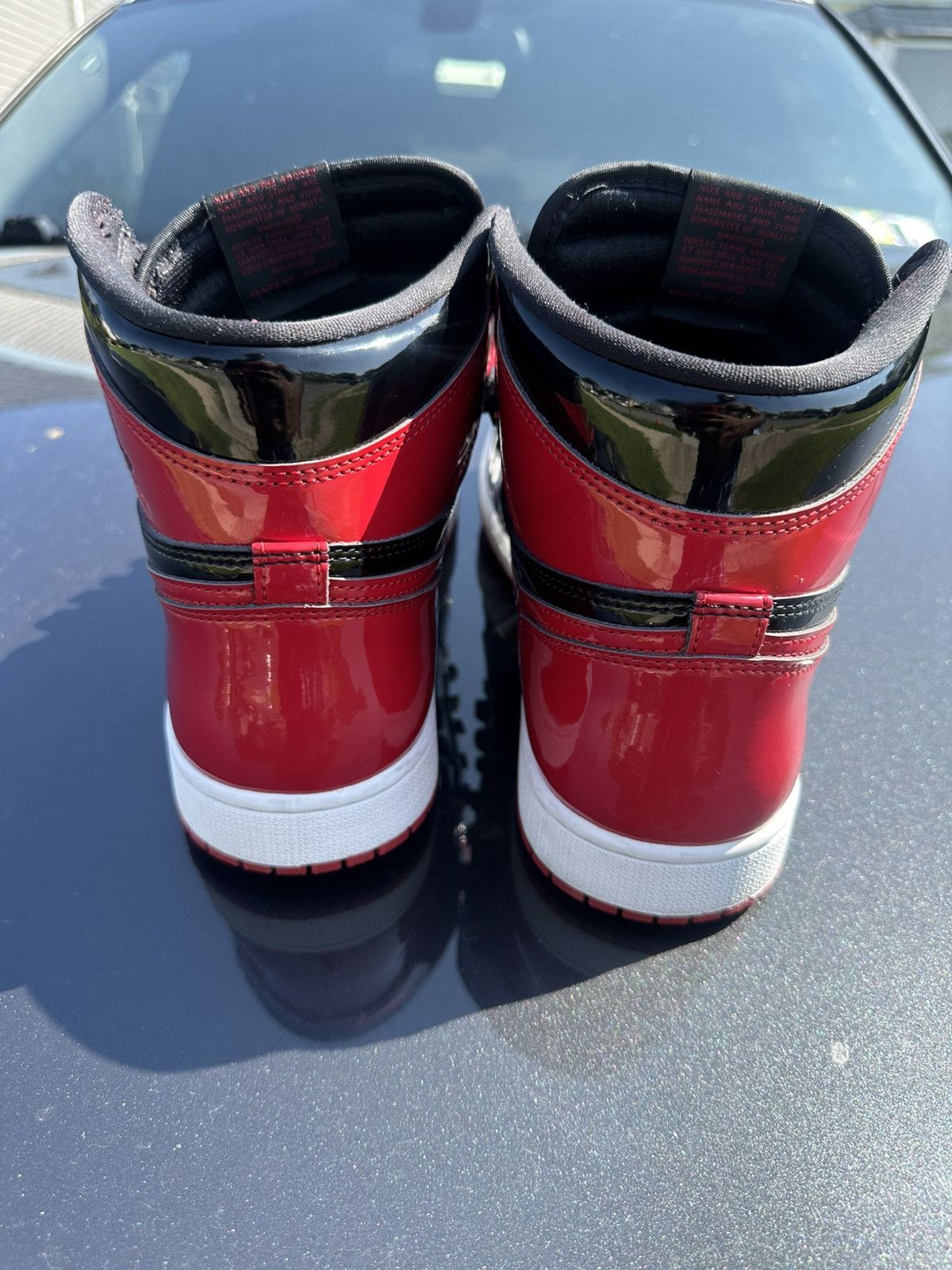 Jordan Brand Air Jordan 1 Retro High OG “Patent Bred” Size US 11.5 / EU 44-45 - 5 Thumbnail