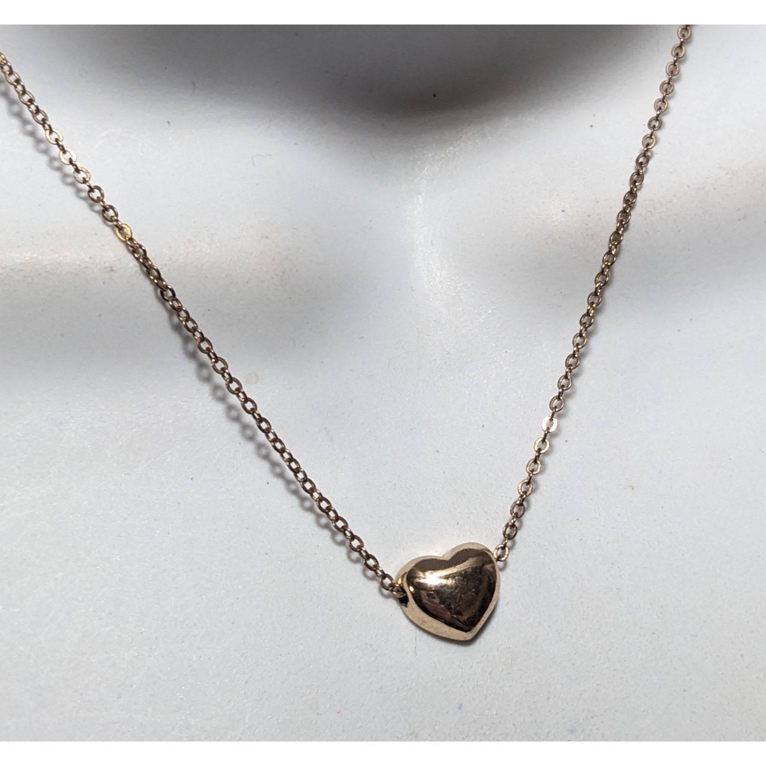 Other Minimalist Gold Tone Heart Pendant Necklace Size ONE SIZE - 6 Thumbnail