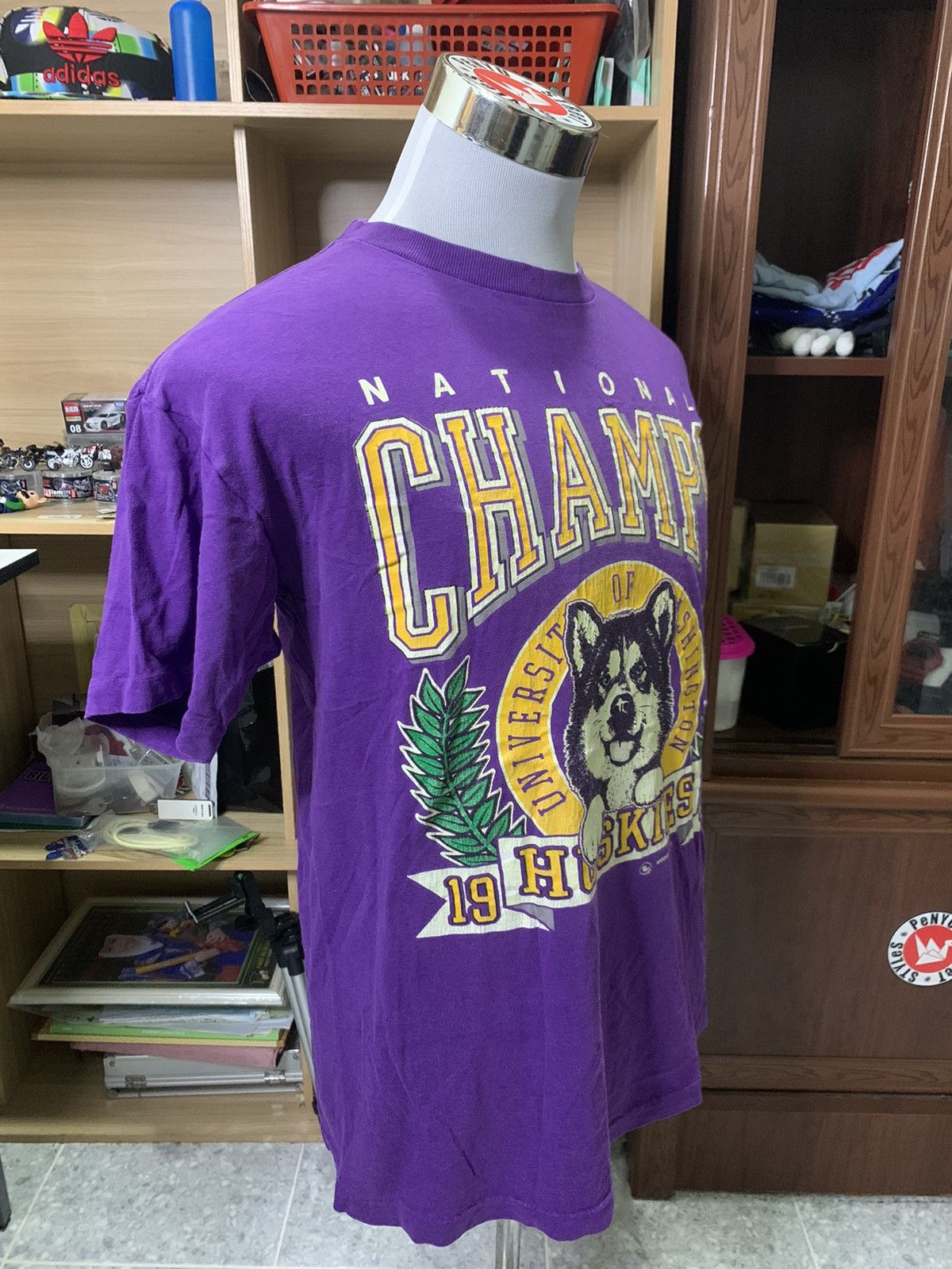 Vintage Rare Vintage 1991 champion huskies Distressed Size US L / EU 52-54 / 3 - 3 Thumbnail