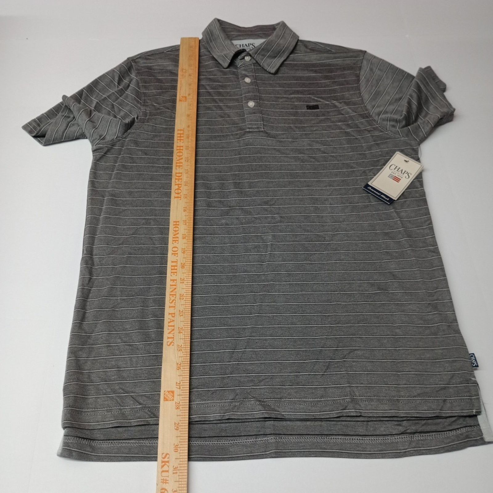 Chaps Chaps Milton Polo Shirt Men's M Medium Gray Seacoast Wash Size US M / EU 48-50 / 2 - 5 Thumbnail