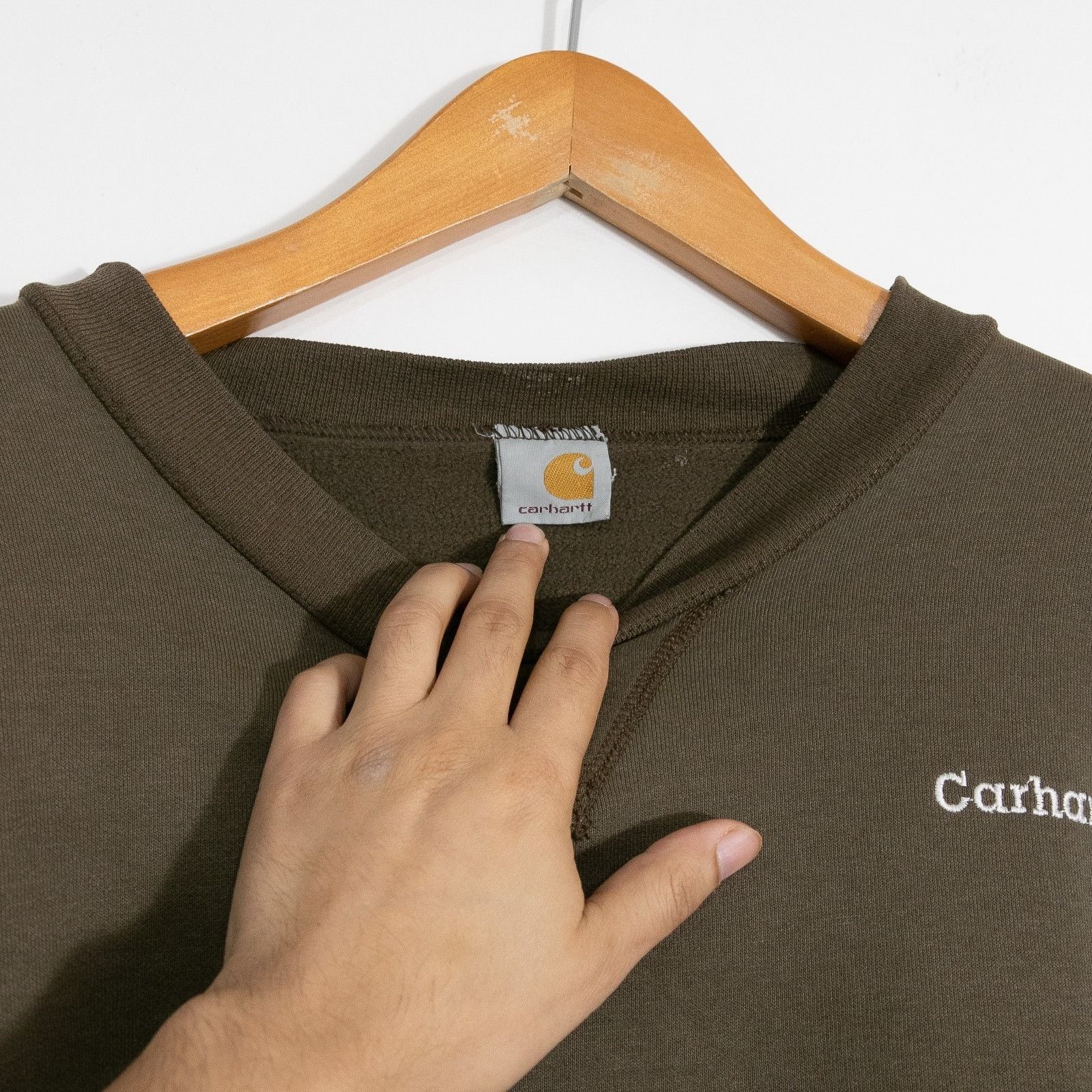 Carhartt Vintage 90s Carhartt Sunfaded Crewneck Sweatshirt Mens 2XL - Size US XXL / EU 58 / 5 - 8 Thumbnail