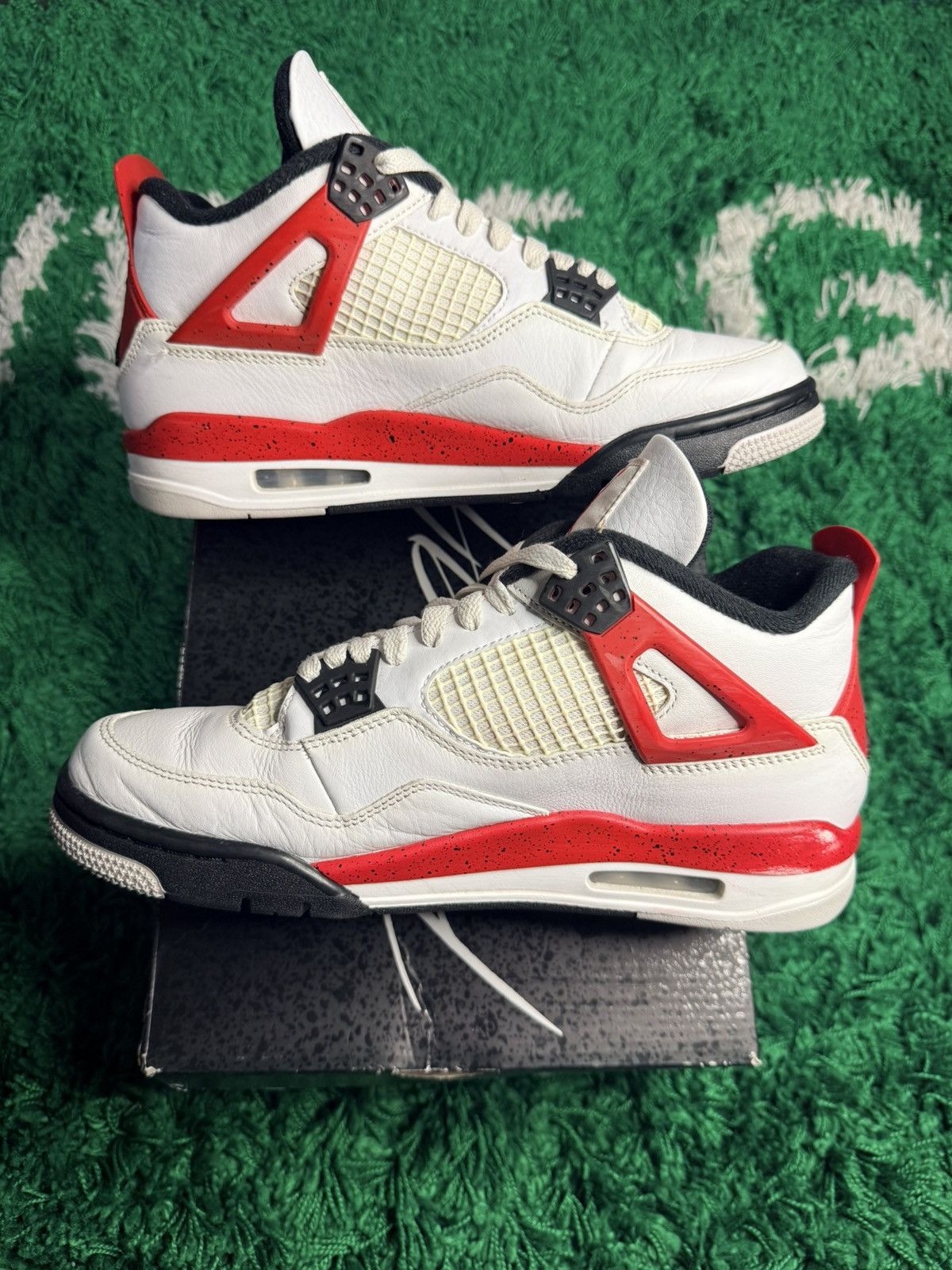 Jordan Brand Air Jordan 4 ‘red cement’ Size US 8.5 / EU 41-42 - 2 Thumbnail