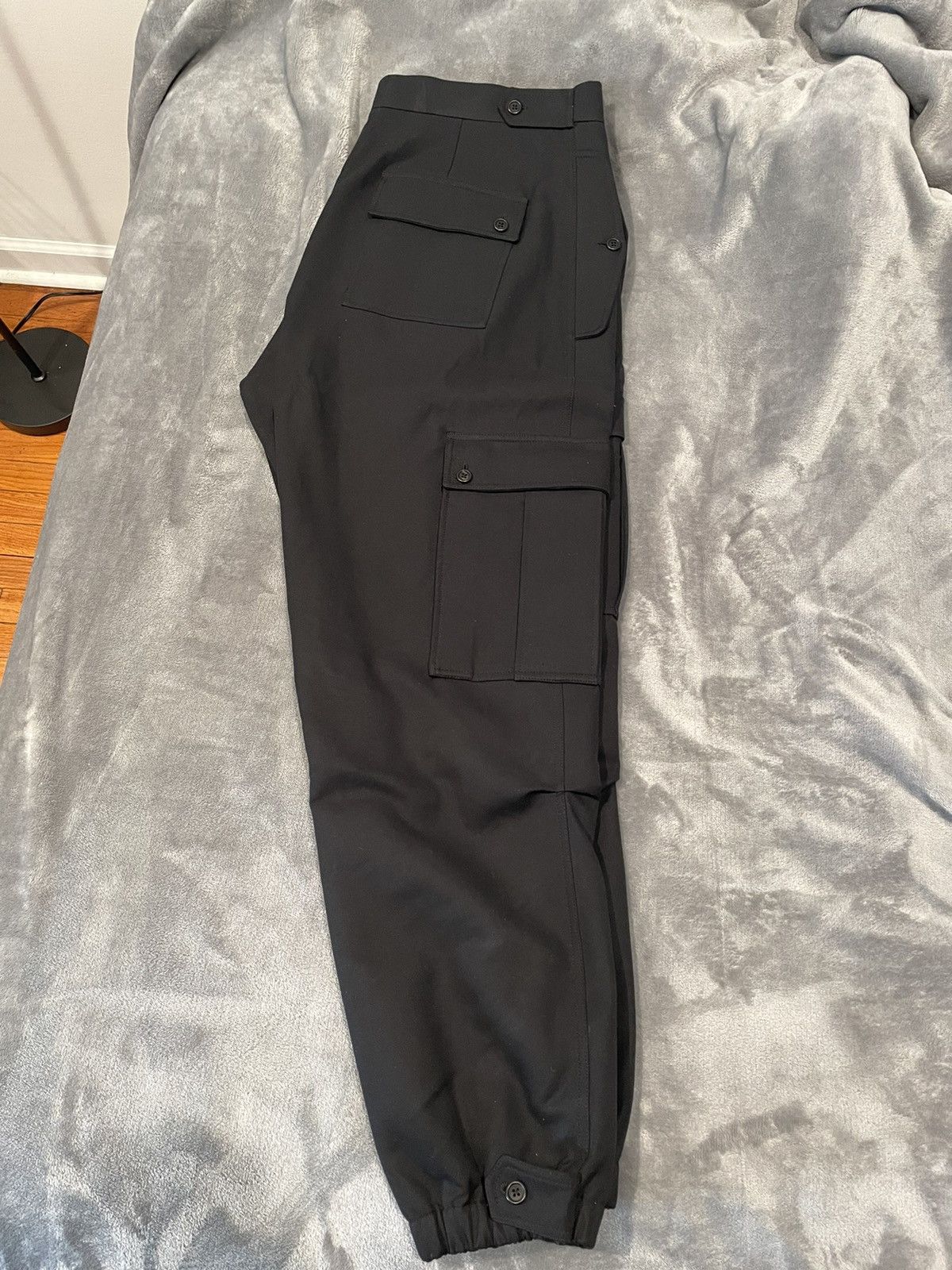 image of Wardrobe NYC Cotton Cargo Pants in Black, Men's (Size 38)