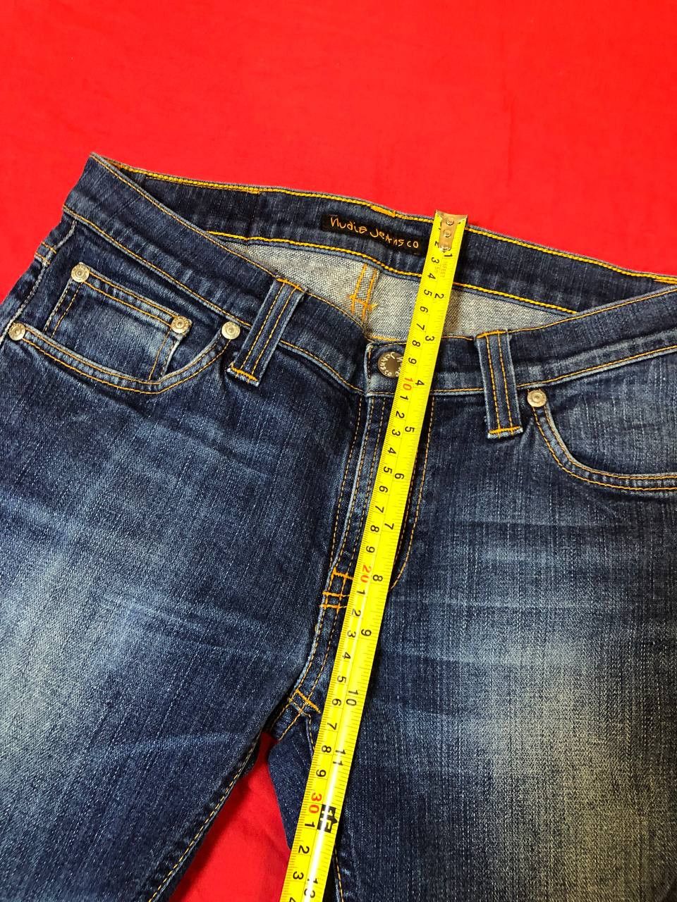 Nudie Jeans NUDIE SLIM JIM Wash Denim Regulat Straight Slim Fit Size US 28 / EU 44 - 9 Thumbnail