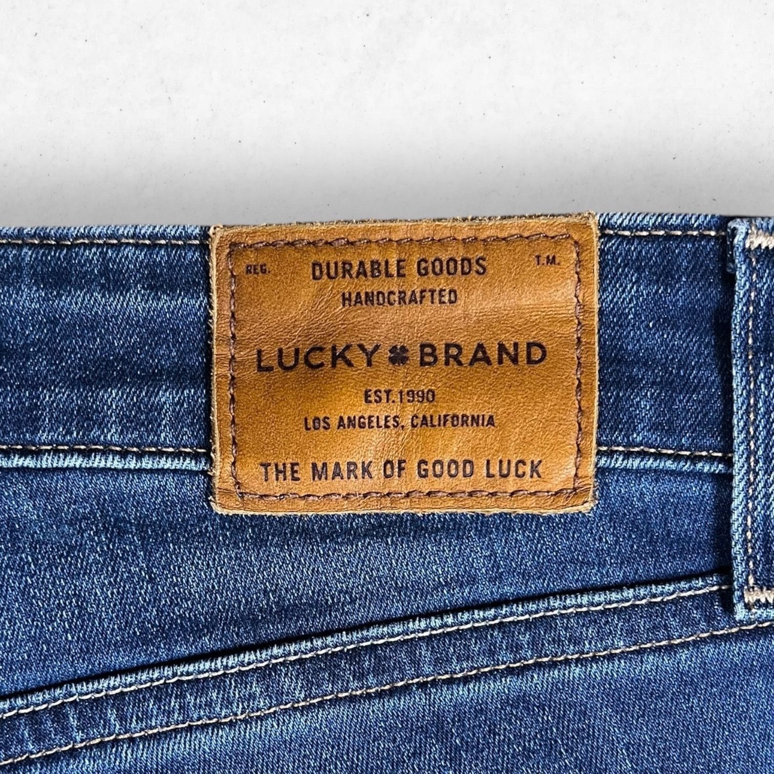 Lucky Brand Lucky Brand Hayden Skinny Women's 6/28 Ankle Blue Stretch Size 28" / US 6 / IT 42 - 8 Thumbnail