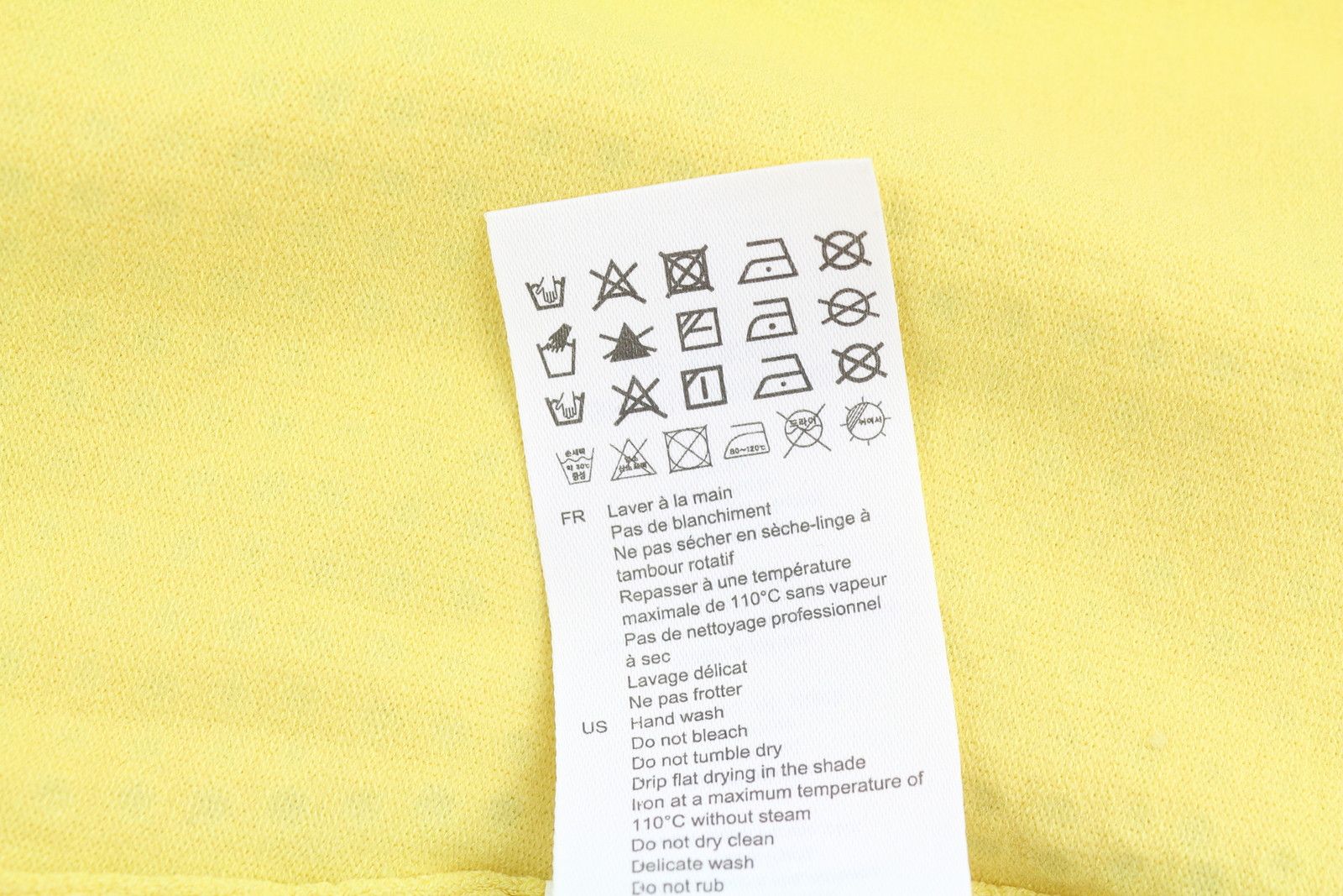 Sandro VIERGE 2 M Yellow Shiny Embellished Polo 88511 Size M / US 6-8 / IT 42-44 - 8 Thumbnail