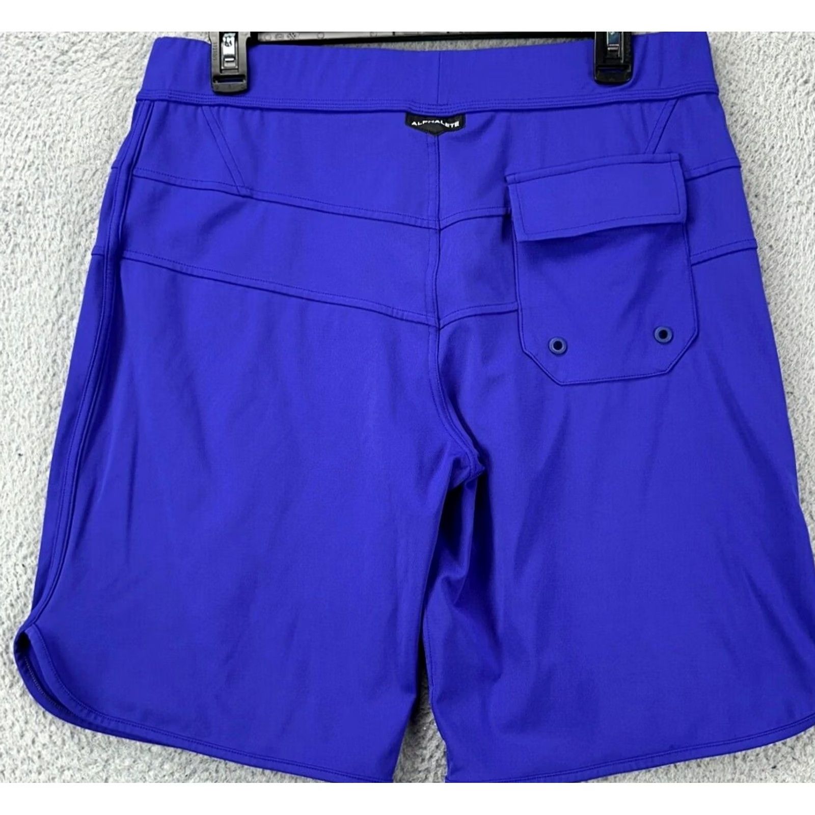 Vintage Alphalete Competition Swim Trunks Mens Large Blue Board Shorts Size US 33 - 2 Thumbnail