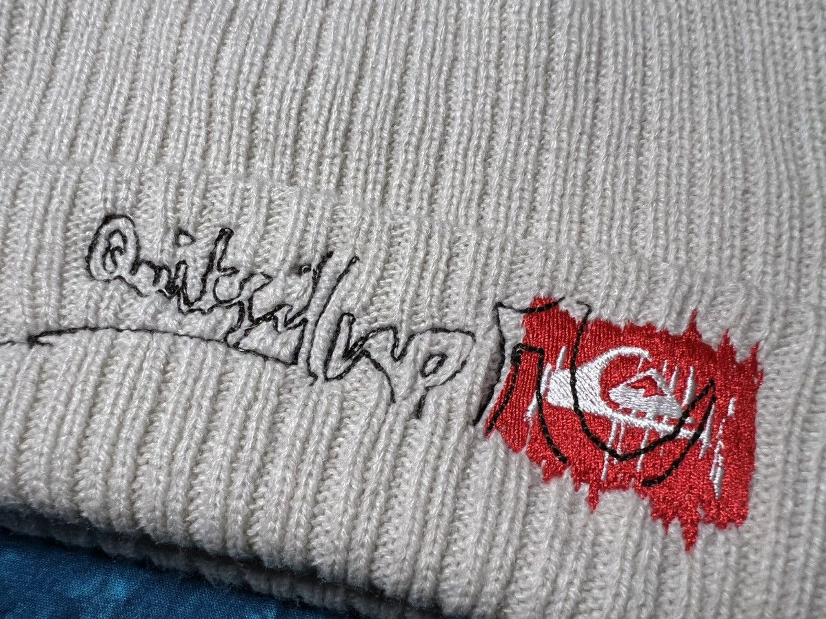 Quicksilver Vintage Cap Y2K Quiksilver White Hat Size ONE SIZE - 5 Thumbnail
