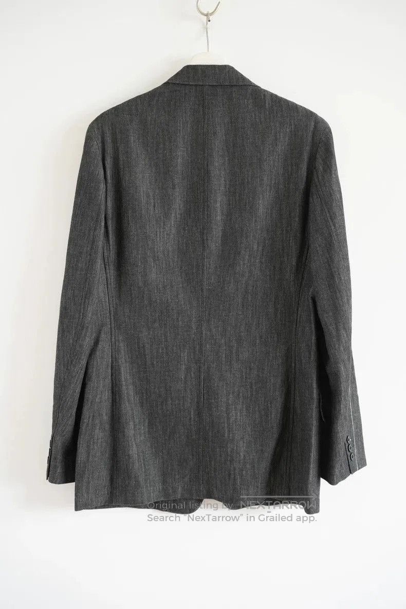 Yohji Yamamoto Yohji Yamamoto Striped Sleeve White Line Blazer. Size US S / EU 44-46 / 1 - 2 Thumbnail