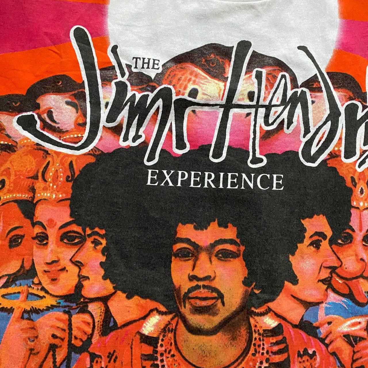 Band Tees VINTAGE 90S JIMI HENDRIX EXPERIENCE AXIS ALL OVER PRINT TEE Size US XL / EU 56 / 4 - 9 Thumbnail