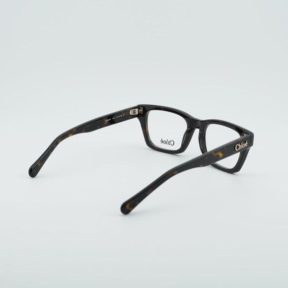 Chloe Chloe CH0242O 002 Eyeglasses Havana 51mm Rectangle Frame Size ONE SIZE - 5 Thumbnail
