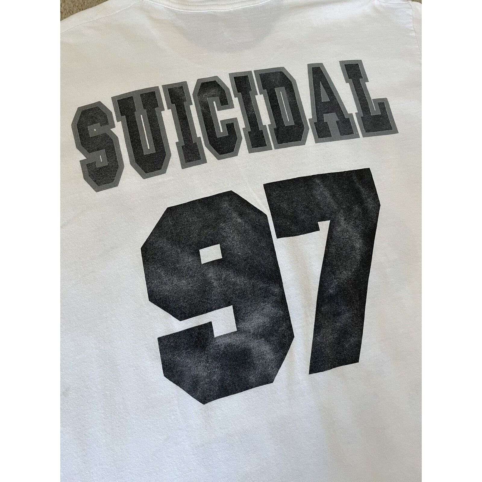 Fruit Of The Loom VINTAGE 90s SUICIDAL TENDENCIES T SHIRT LARGE 97 Metal PUNK Size US L / EU 52-54 / 3 - 3 Thumbnail