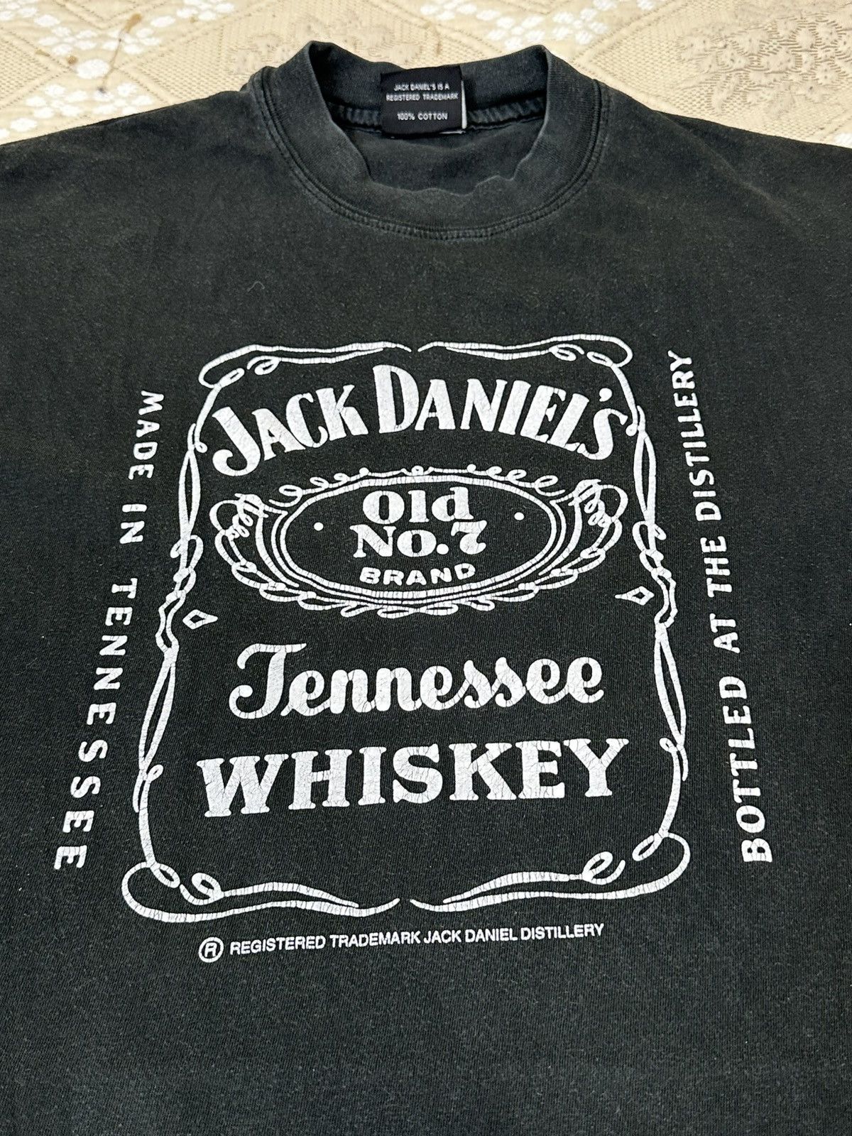 Vintage 🔥 Jack Daniels Whiskey Promo Faded T Shirt Y2K Guinness Beer Size US M / EU 48-50 / 2 - 7 Thumbnail