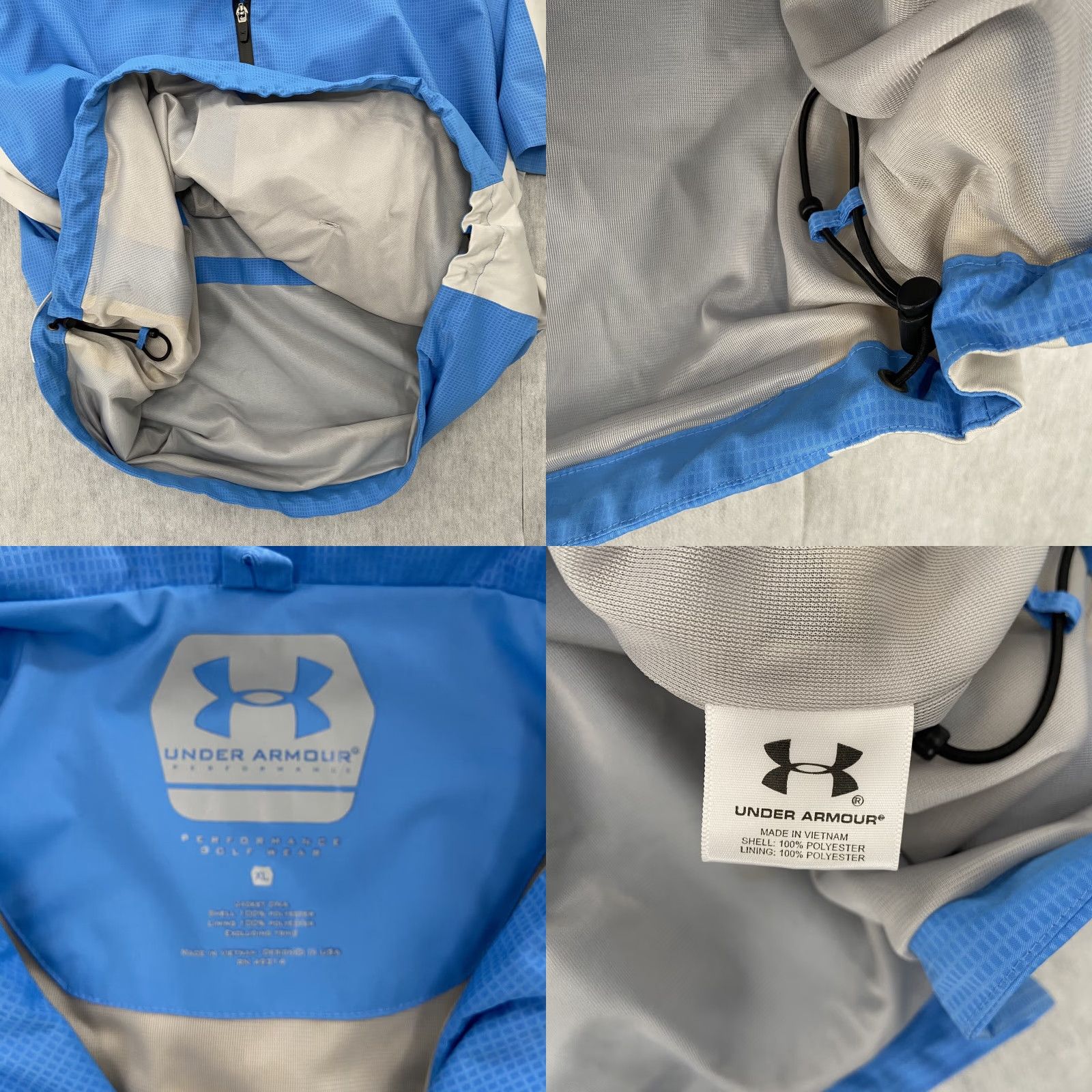 Under Armour Under Armour Jacket Adult Extra Large Blue Performance Golf Wear Windbreaker XL Size US XL / EU 56 / 4 - 8 Thumbnail