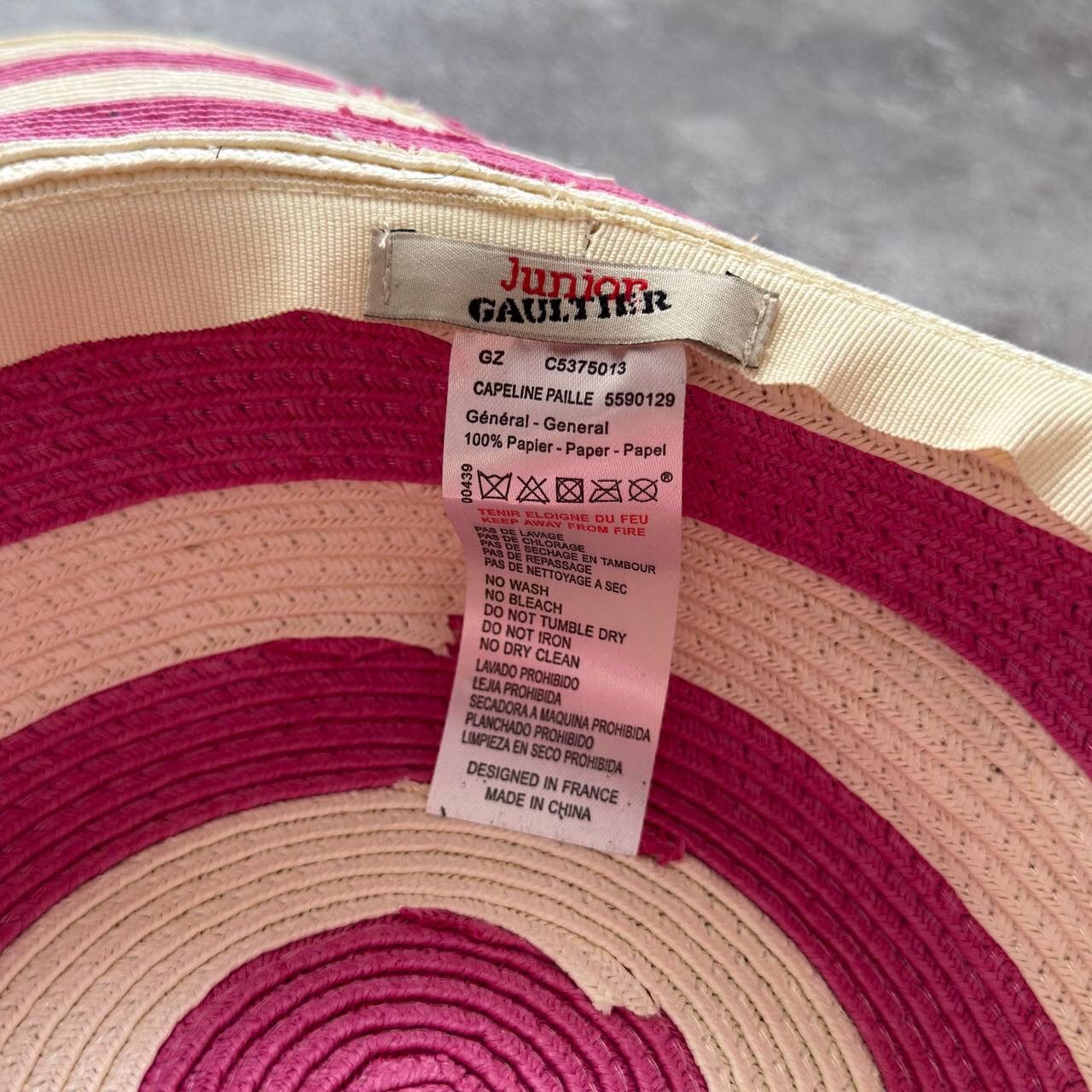 Jean Paul Gaultier × Vintage Jean Paul Gaultier Vintage Panama Hat Size ONE SIZE - 9 Thumbnail