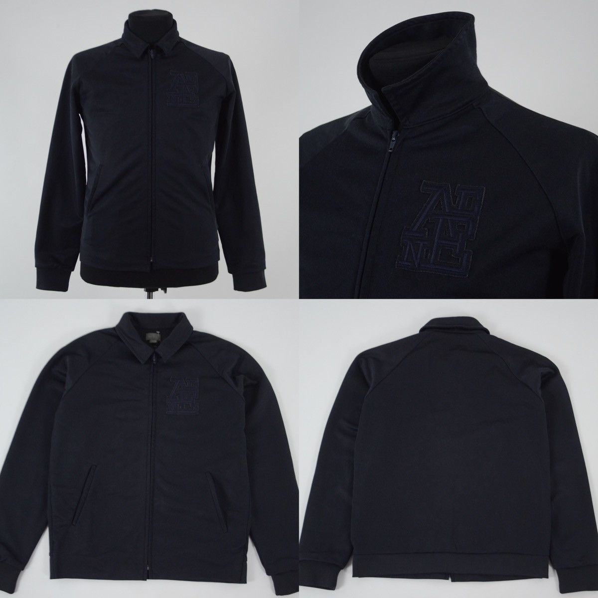 Acne Studios × Designer Big Logo 'ACNE' Flashy Full-Zip Bomber Long Sleeve Track Jacket Size US M / EU 48-50 / 2 - 1 Thumbnail