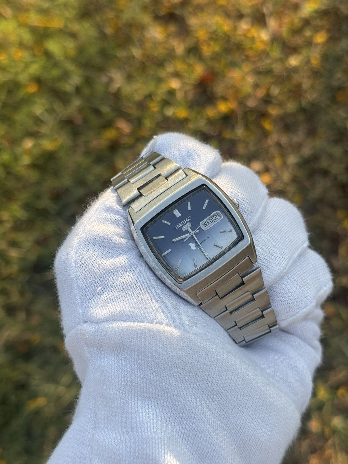 Seiko Vintage Seiko 5 Automatic 6319 – Blue Dial,Japan wrist Watch Size 36 - 1 Thumbnail