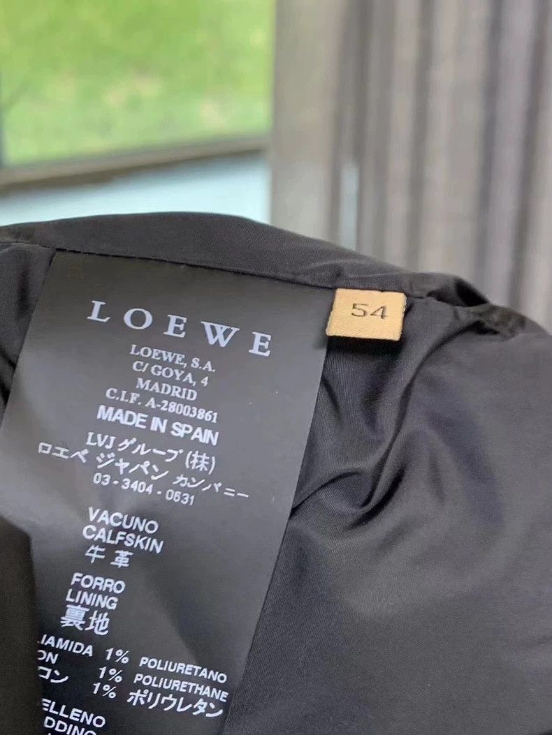 Loewe Loewe size54 Men's down leather coat Size US L / EU 52-54 / 3 - 6 Thumbnail