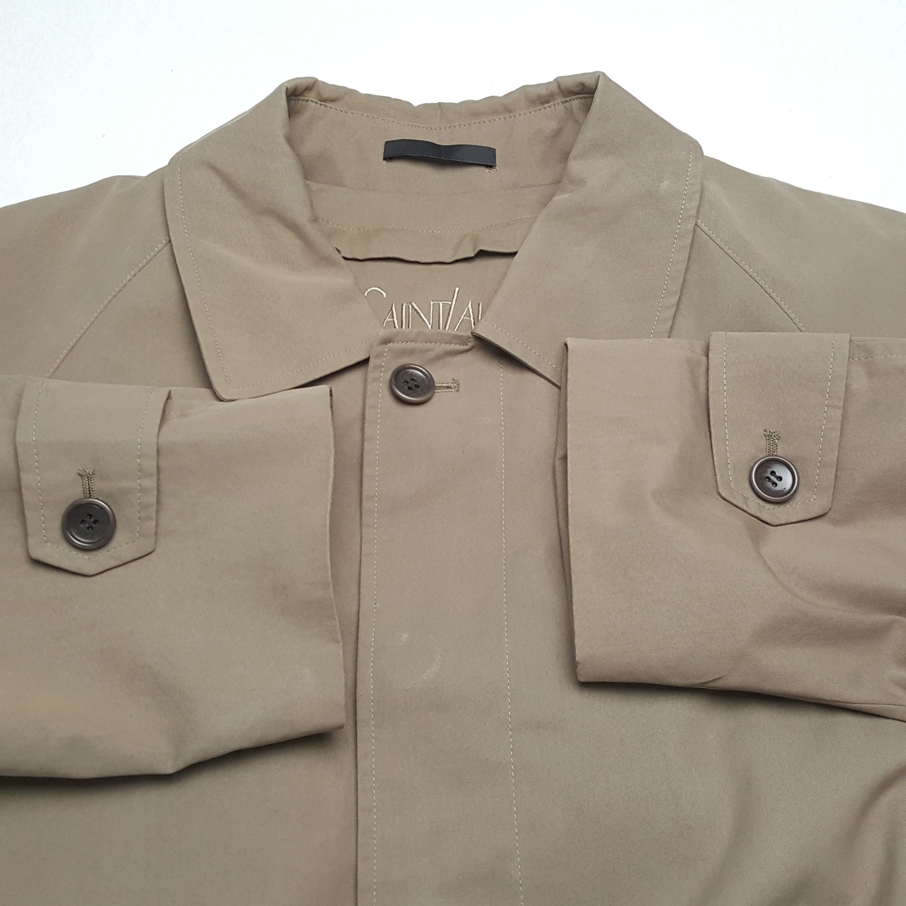 Vintage Vintage YVES SAINT LAURENT Fashion Brand Trench Coat Jacket Size US L / EU 52-54 / 3 - 9 Thumbnail