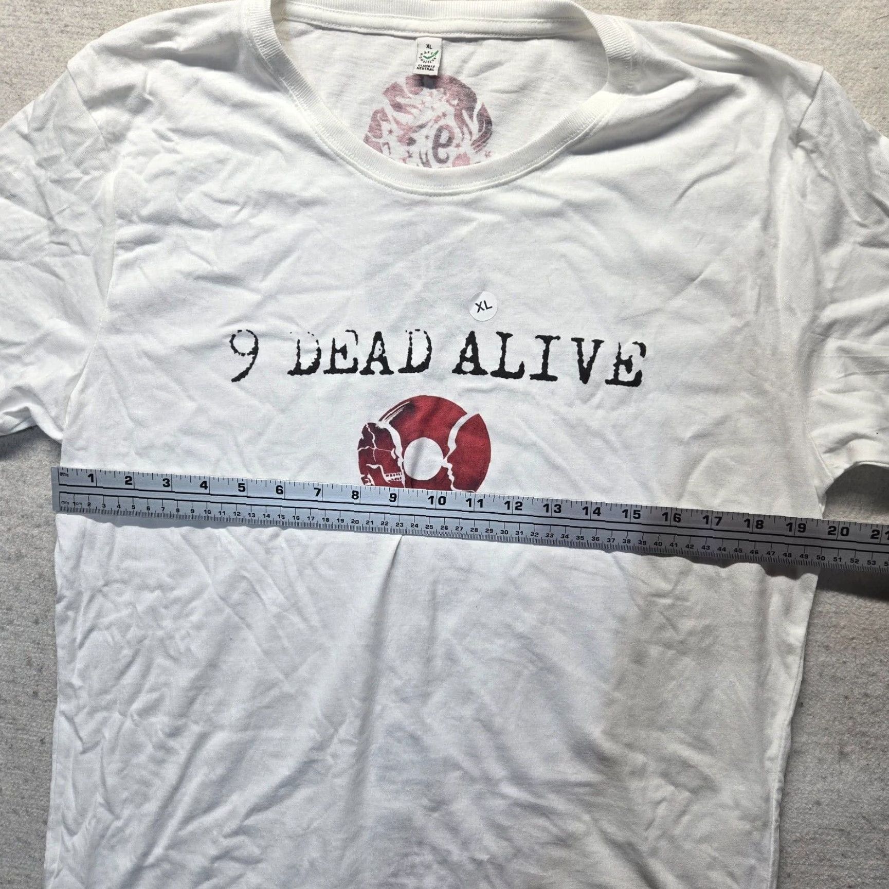 Vintage 9 Dead Alive Concert Tour US Band Tee T-Shirt White Adult Size XL Extra Large Shirt Size US XL / EU 56 / 4 - 4 Thumbnail