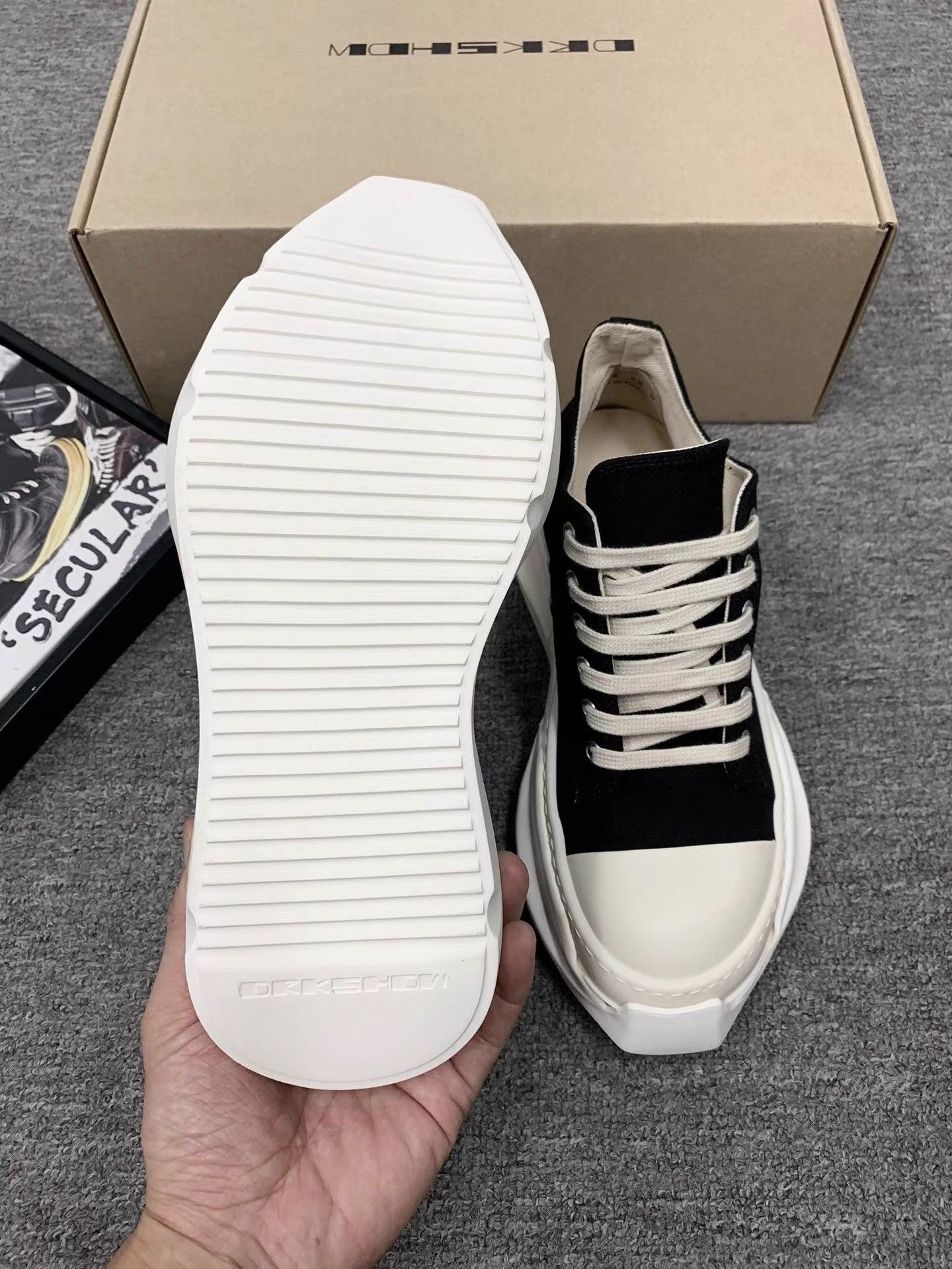 Rick Owens Rick Owens Tank Sole Low Top Big Converse K34 Size US 6 / IT 36 - 8 Thumbnail