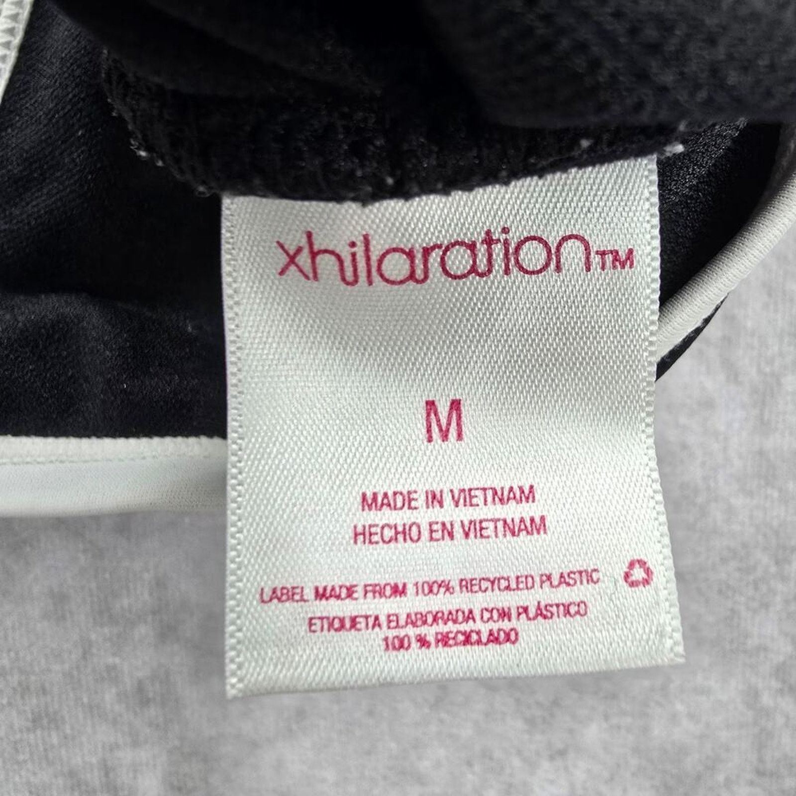 Other Xhilaration Black White Hook Bikini Top Swimwear Medium Size M / US 6-8 / IT 42-44 - 7 Thumbnail