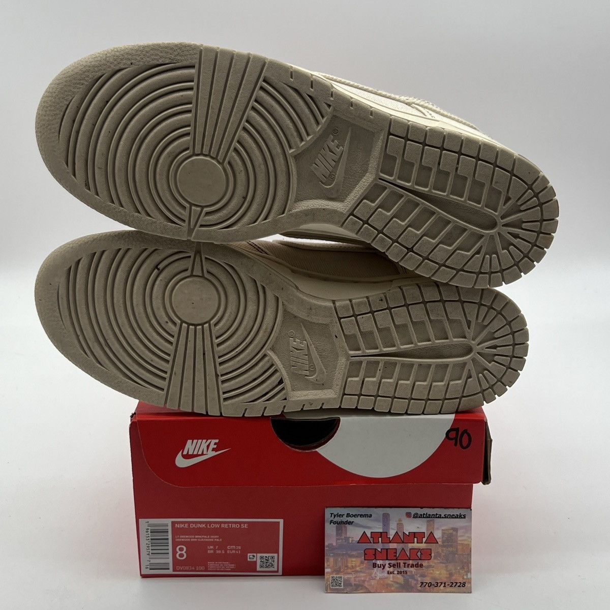 Nike Nike dunk low Sashiko light Orewood brown Size US 8 / EU 41 - 8 Thumbnail