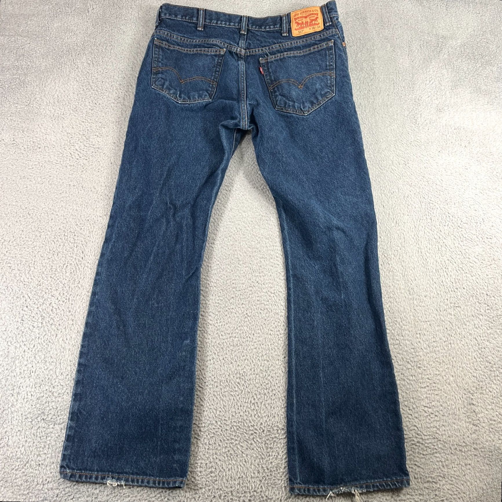 Levi's VINTAGE Levi's 517 Jeans Men 38x34 Bootcut Cotton Denim Pants Dark Wash Size US 38 / EU 54 - 7 Thumbnail